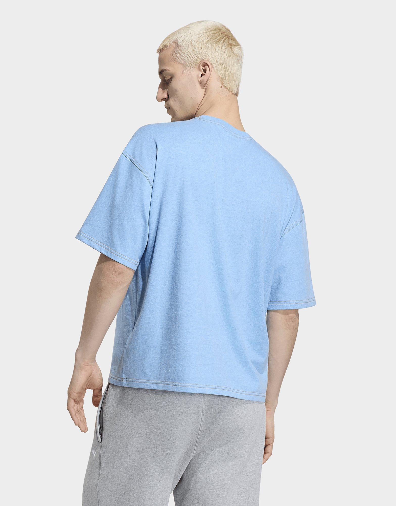 adidas Trefoil Essentials Meliertes Locker Geschnittenes Crop-shirt