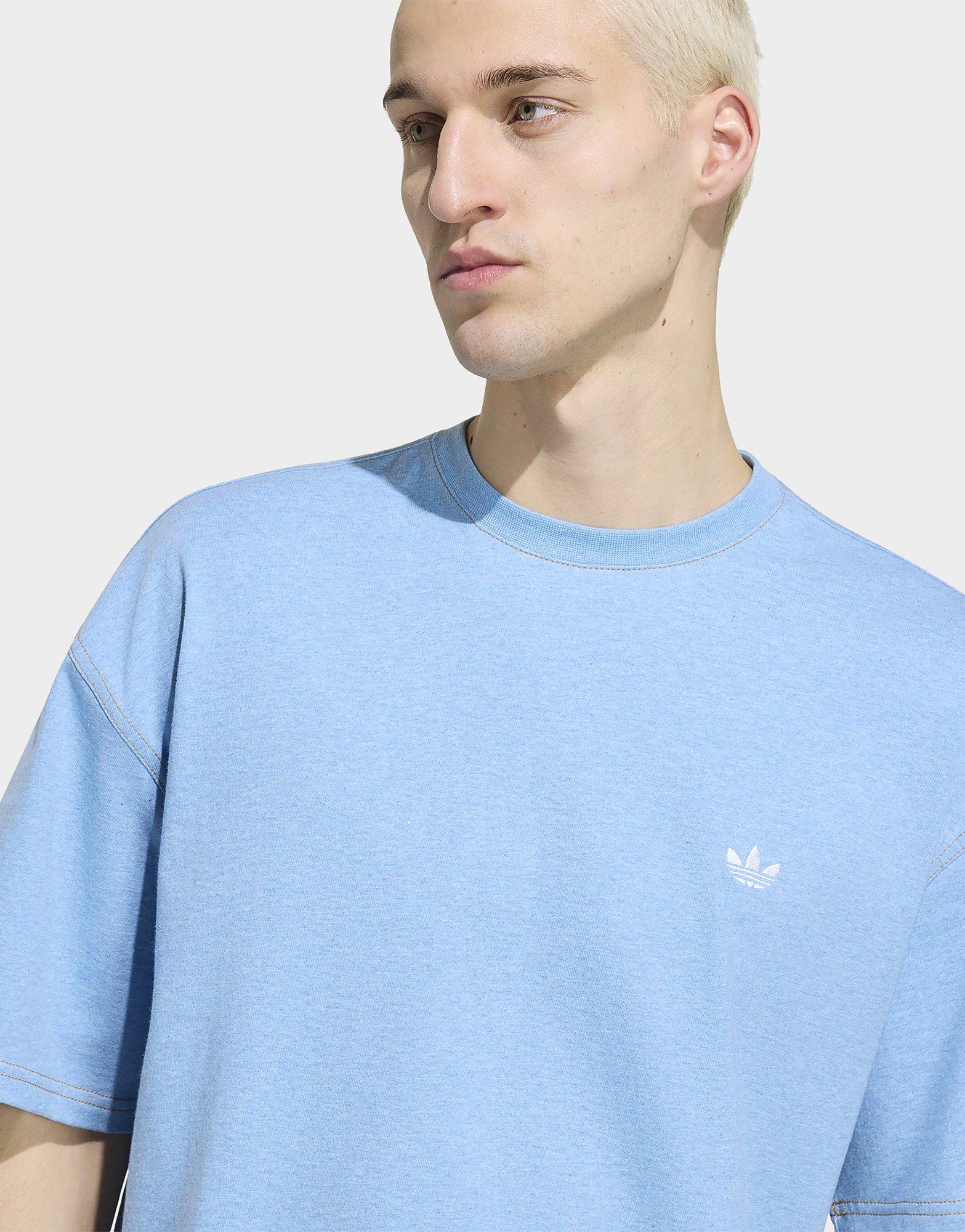 adidas Trefoil Essentials Meliertes Locker Geschnittenes Crop-shirt