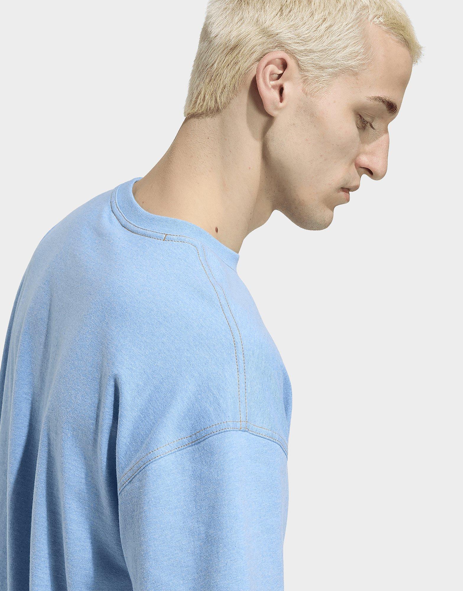 adidas Trefoil Essentials Meliertes Locker Geschnittenes Crop-shirt