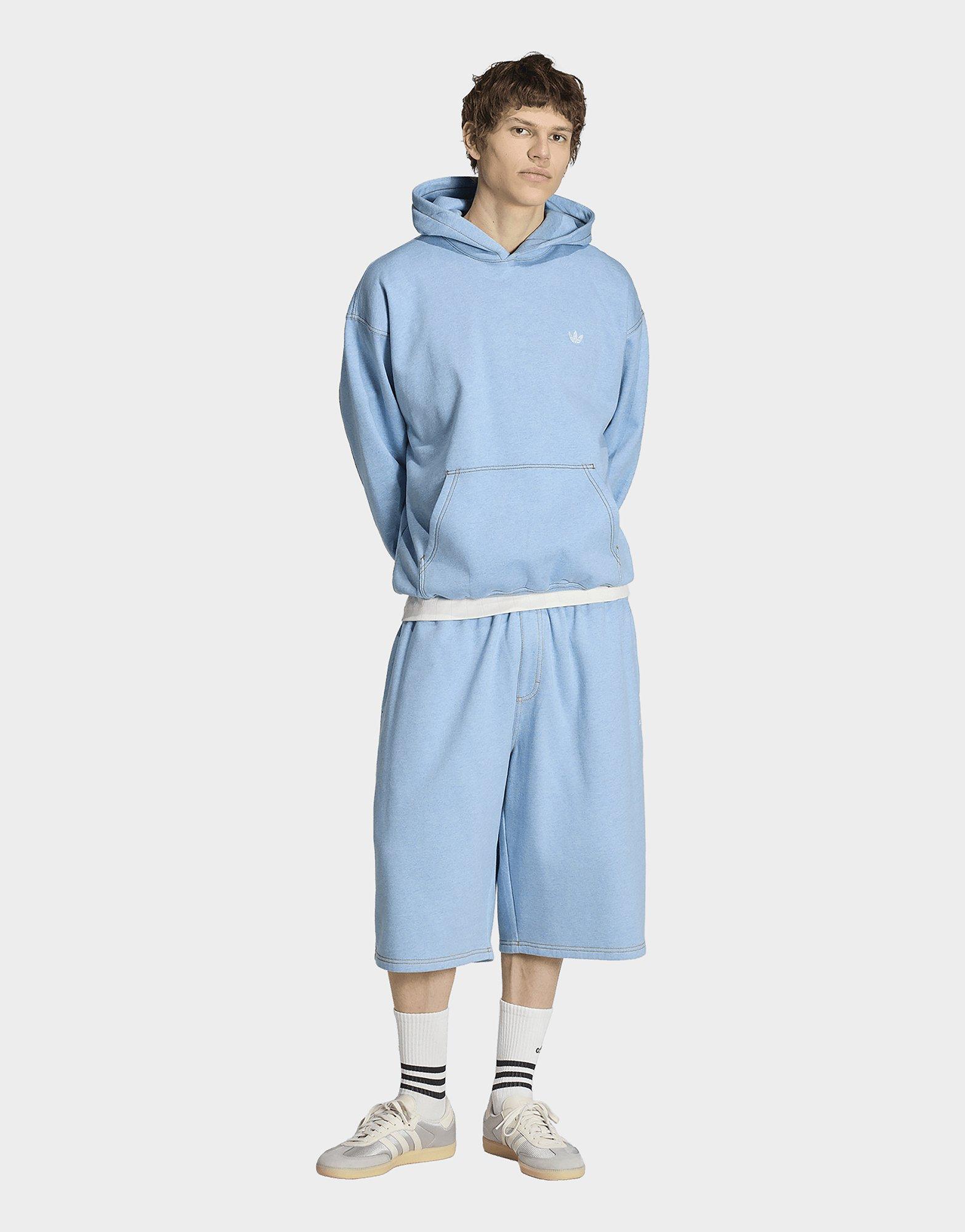 adidas Trefoil Essentials Hoodie, Meliert, Locker Geschnitten