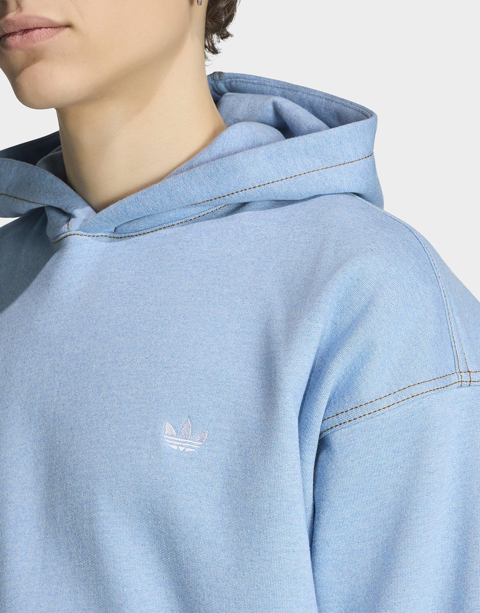 adidas Trefoil Essentials Hoodie, Meliert, Locker Geschnitten