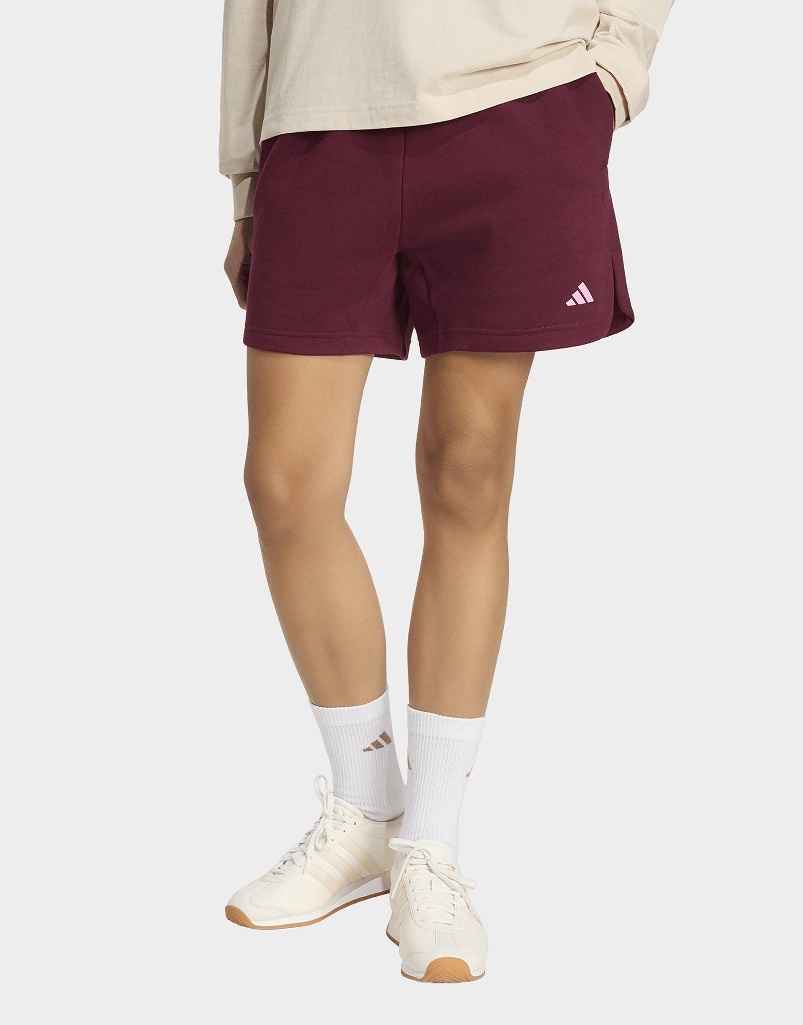 adidas Short 3 Stripes Studio Fleece Loose