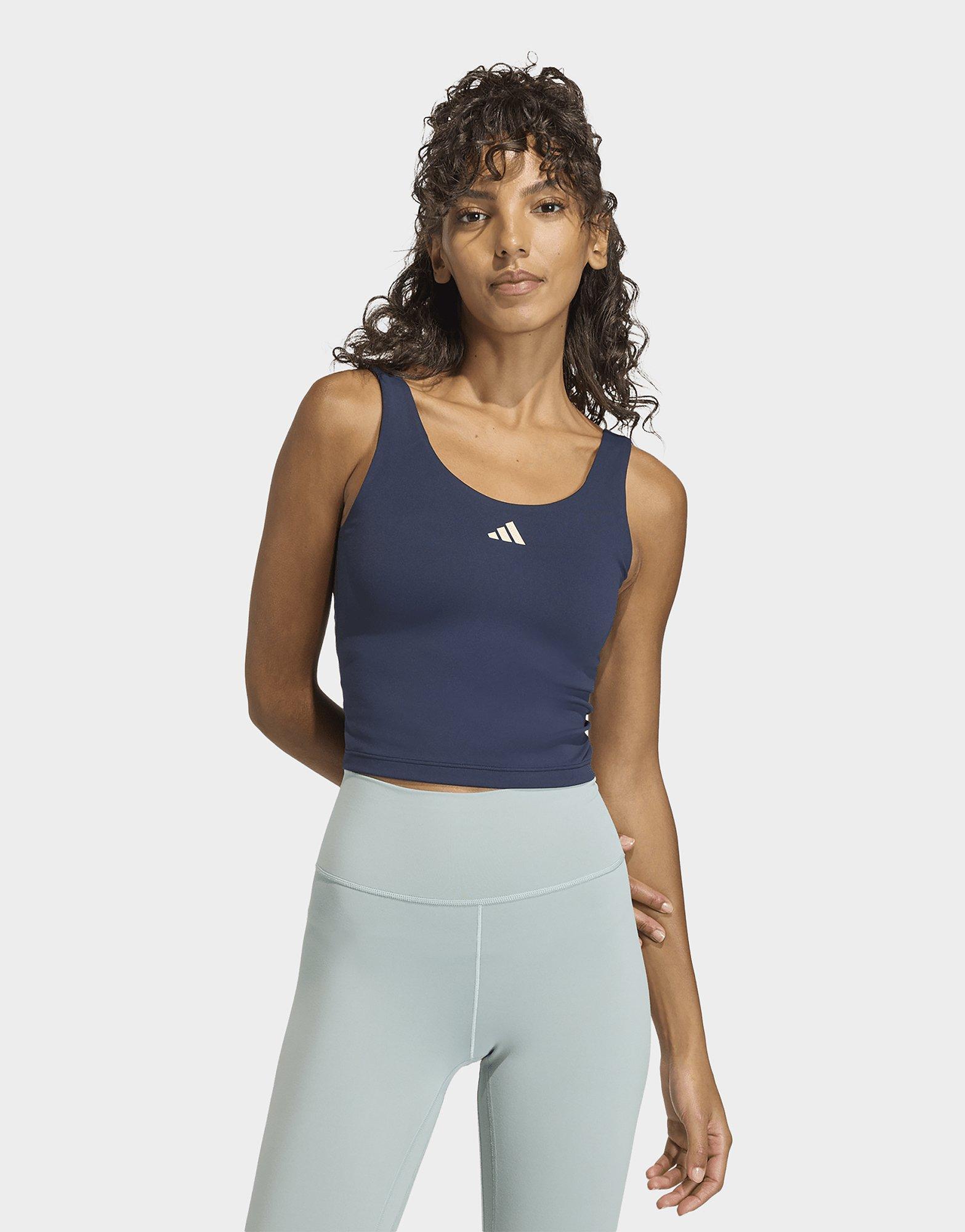 adidas Canotta 3 Stripes Studio All Me Light Support