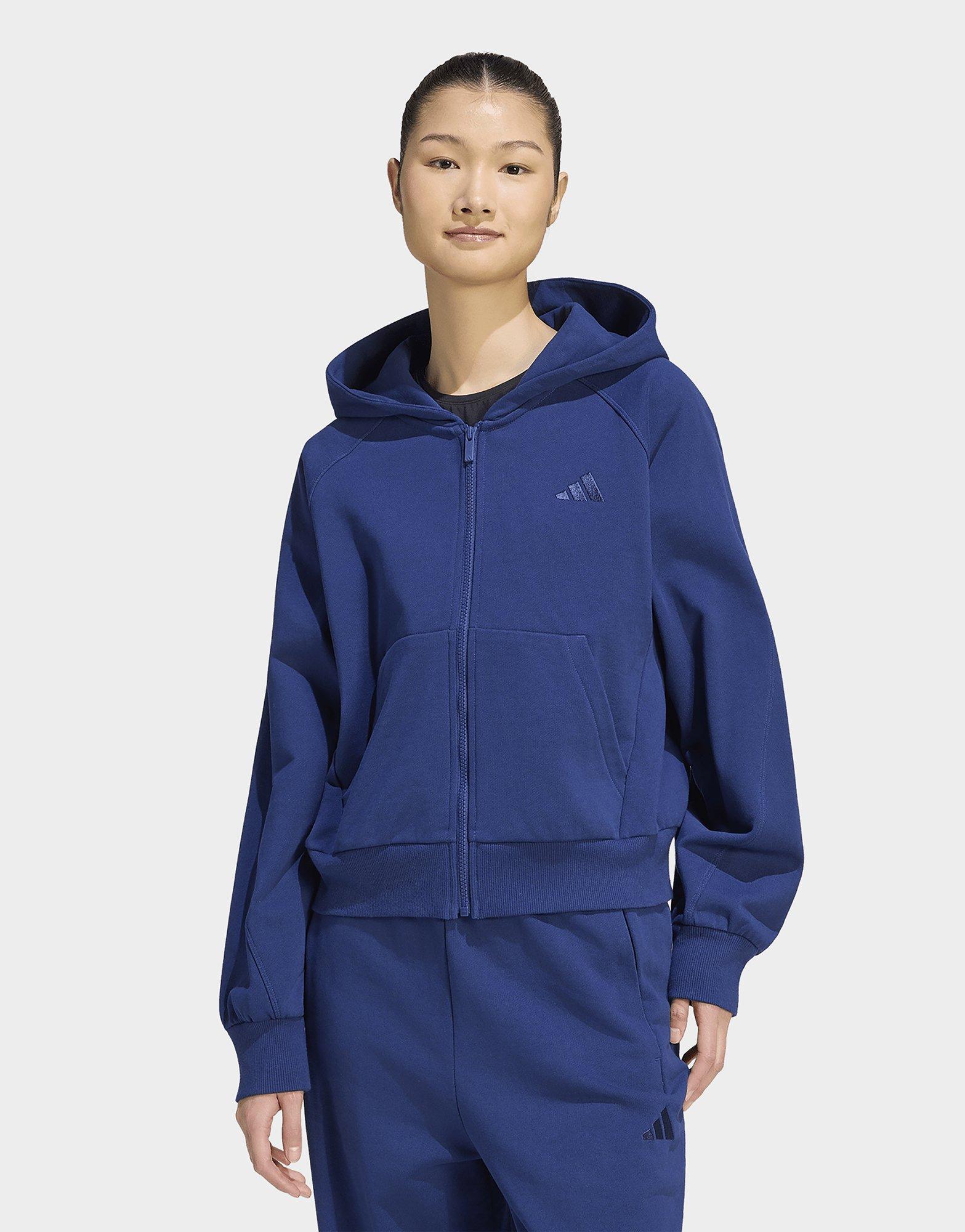 adidas Felpa Con Cappuccio Kit Small Logo Full Zip