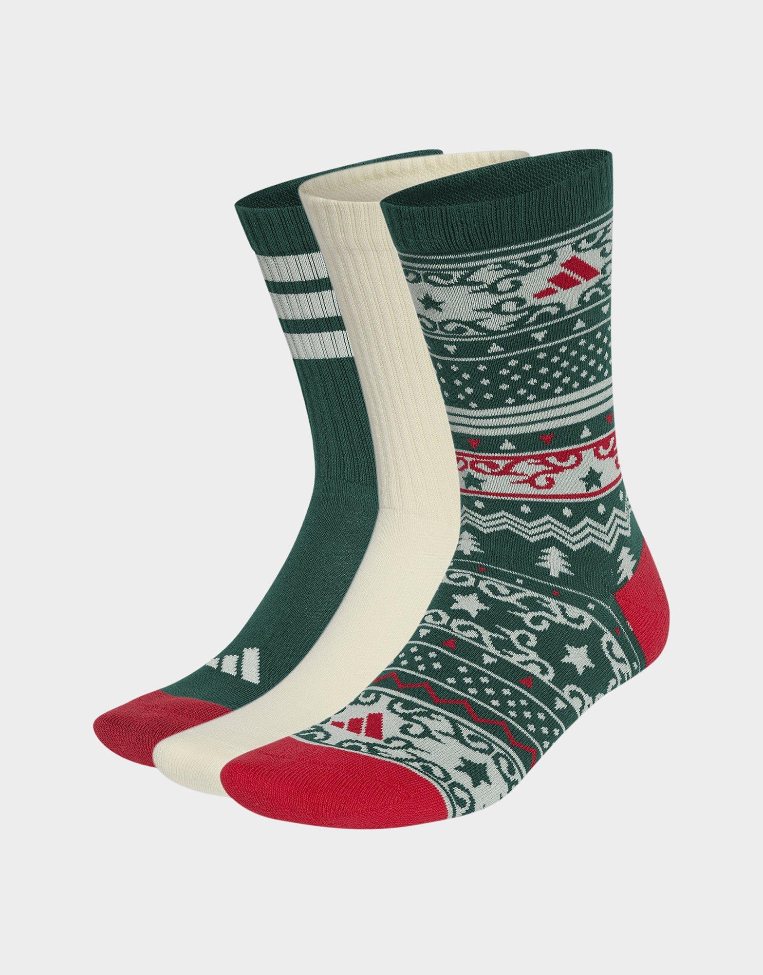 adidas Christmas Graphic Crew Sock 3pair Pack