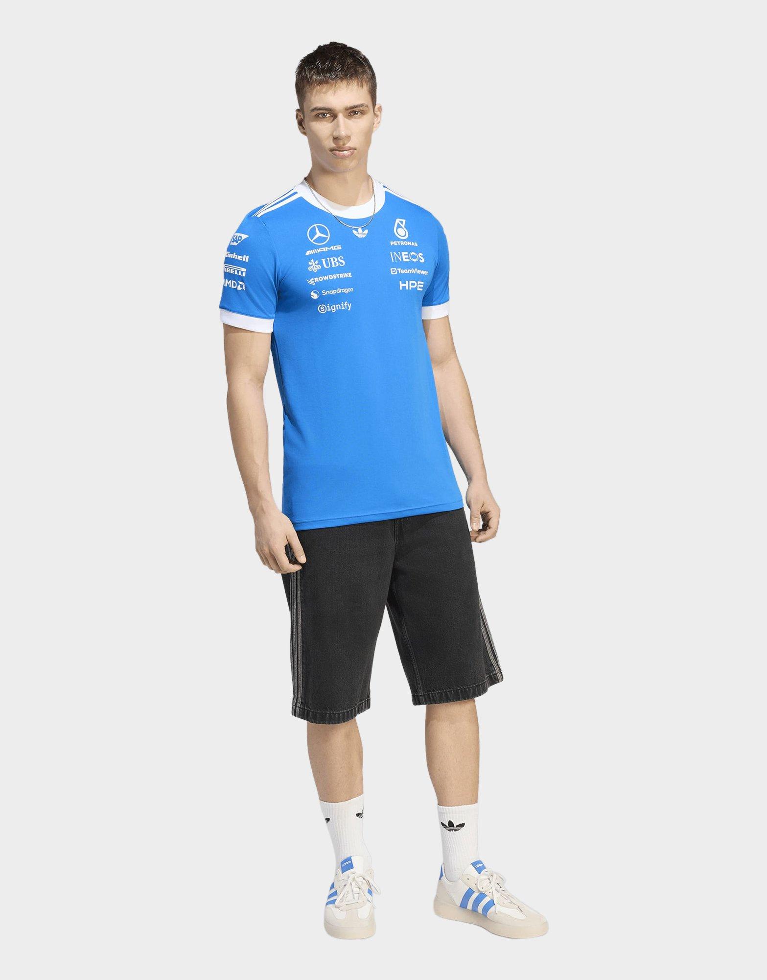 adidas Maillot Pilote Mercedes - Amg Petronas Formula 1 Team Blue Wonder