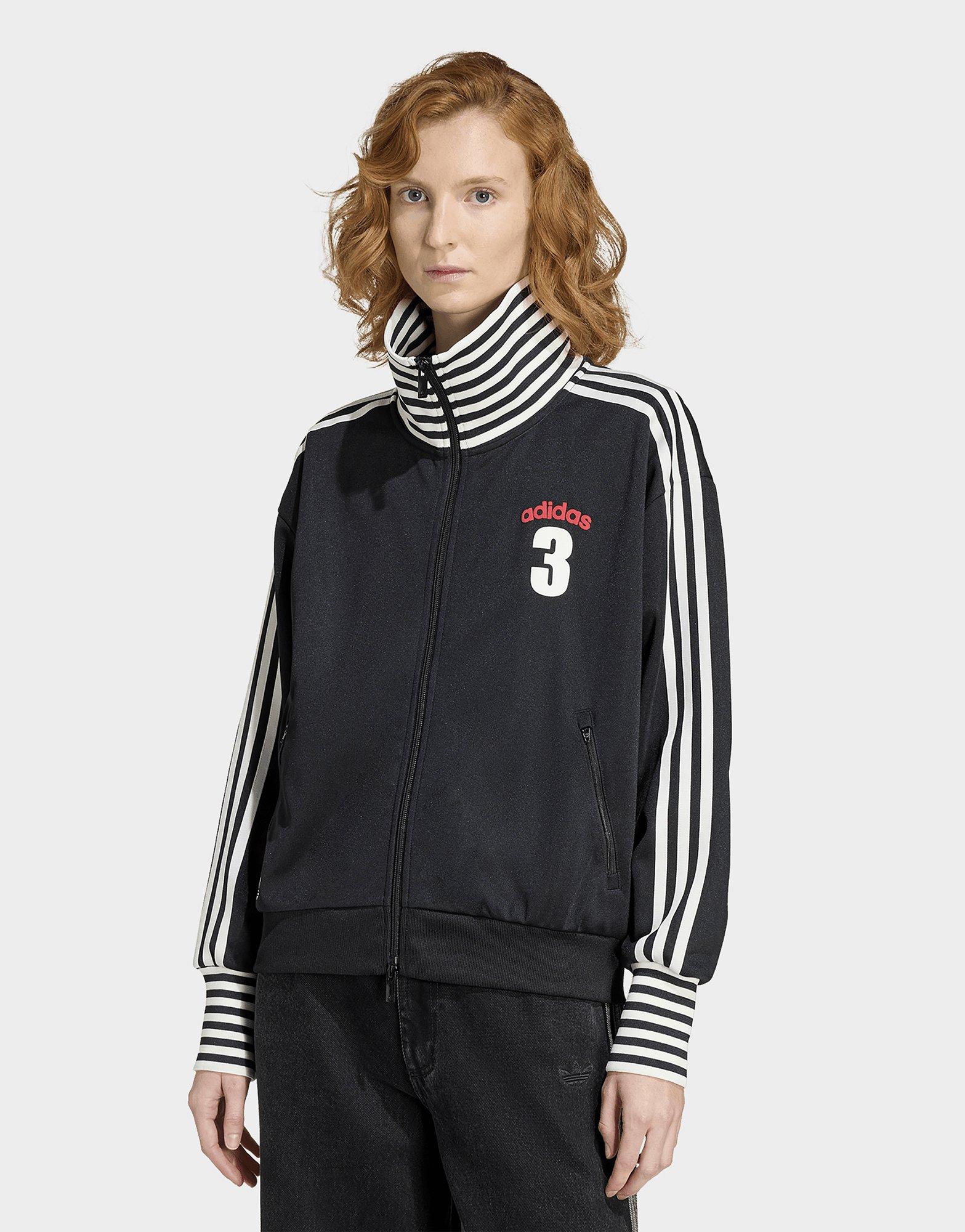 adidas VINTAGE BB TT STRIPED RIB Track Top