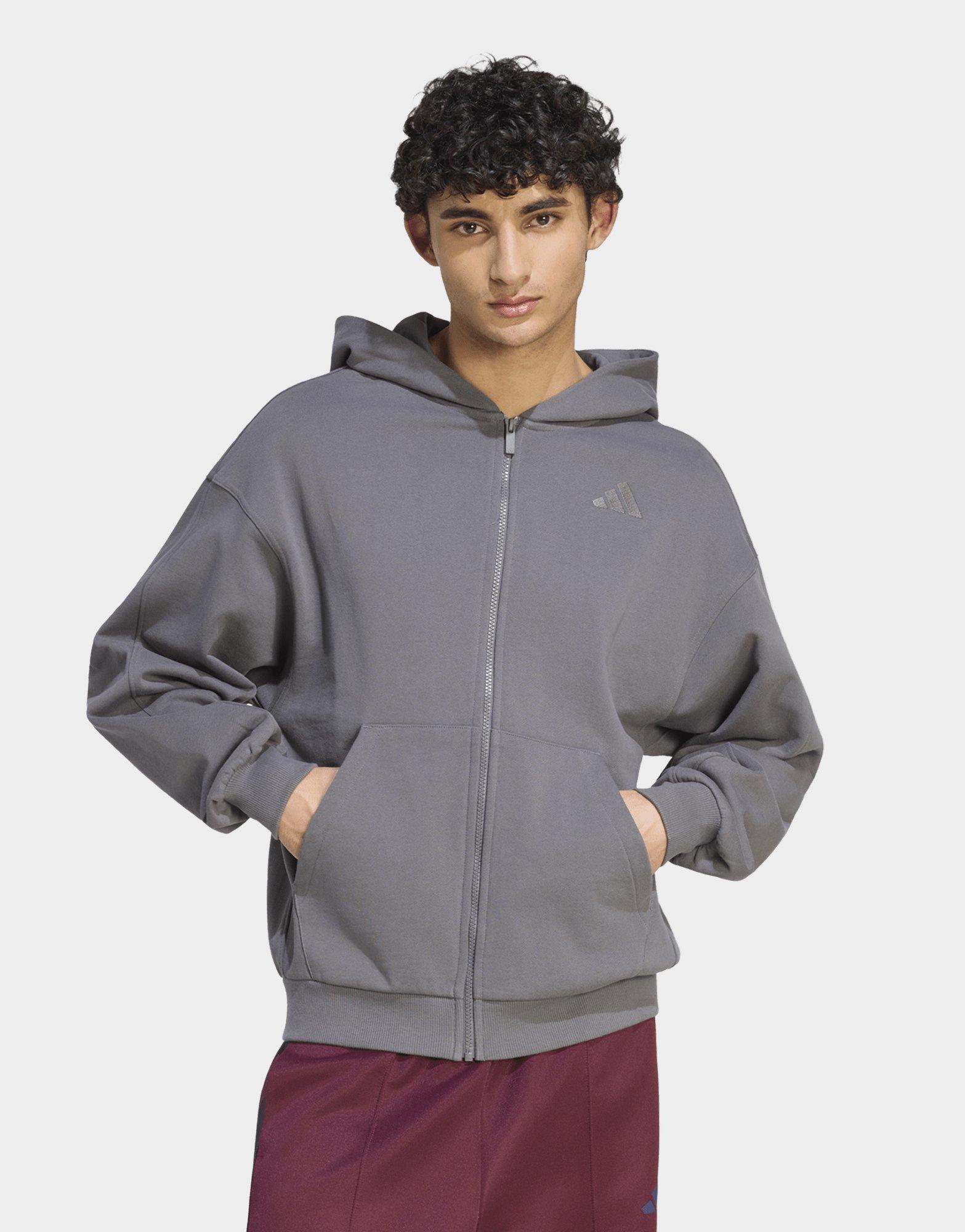 adidas FELPA CON CAPPUCCIO KIT SMALL LOGO FULL-ZIP