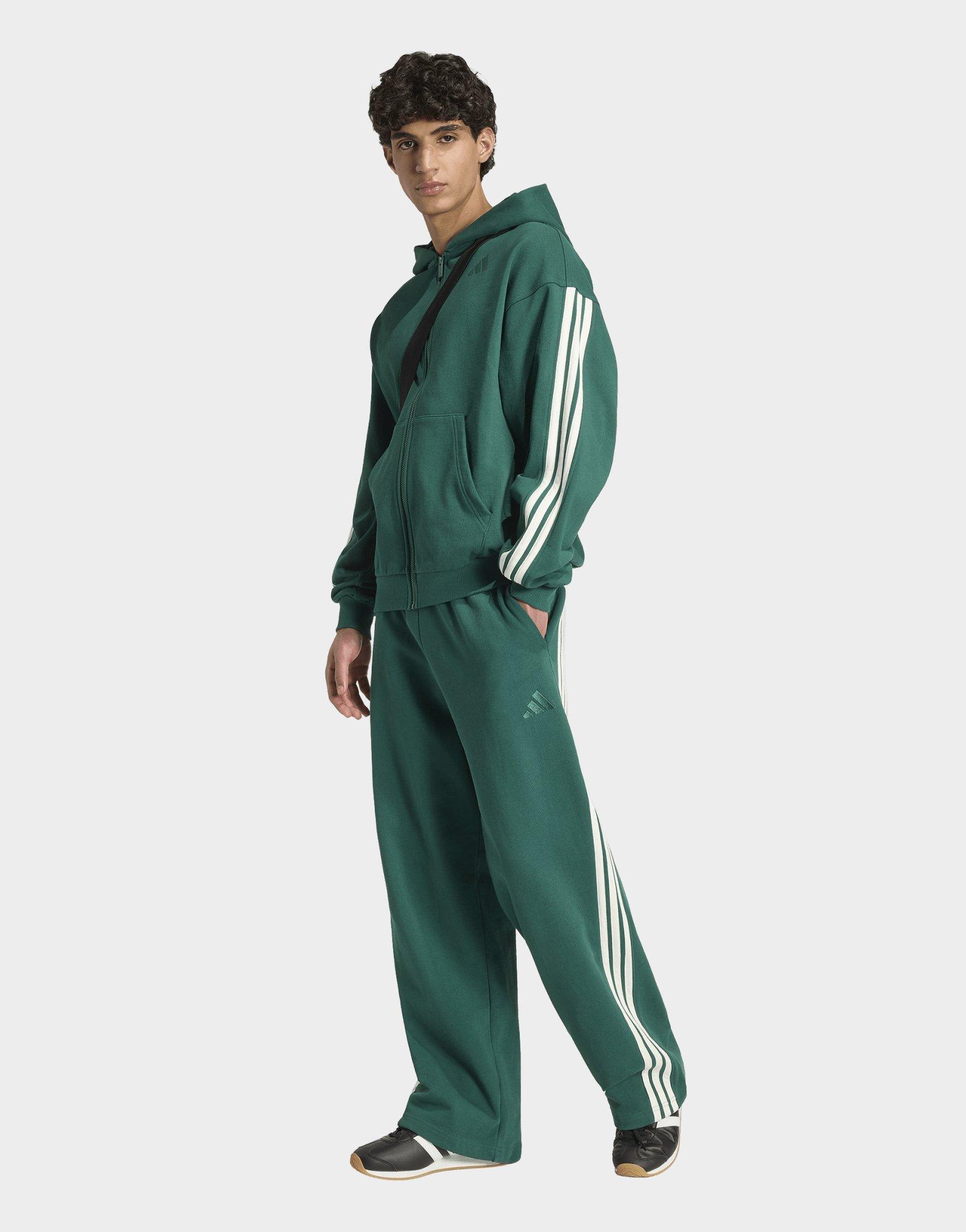 adidas KIT 3-Streifen Hose, weit geschnitten