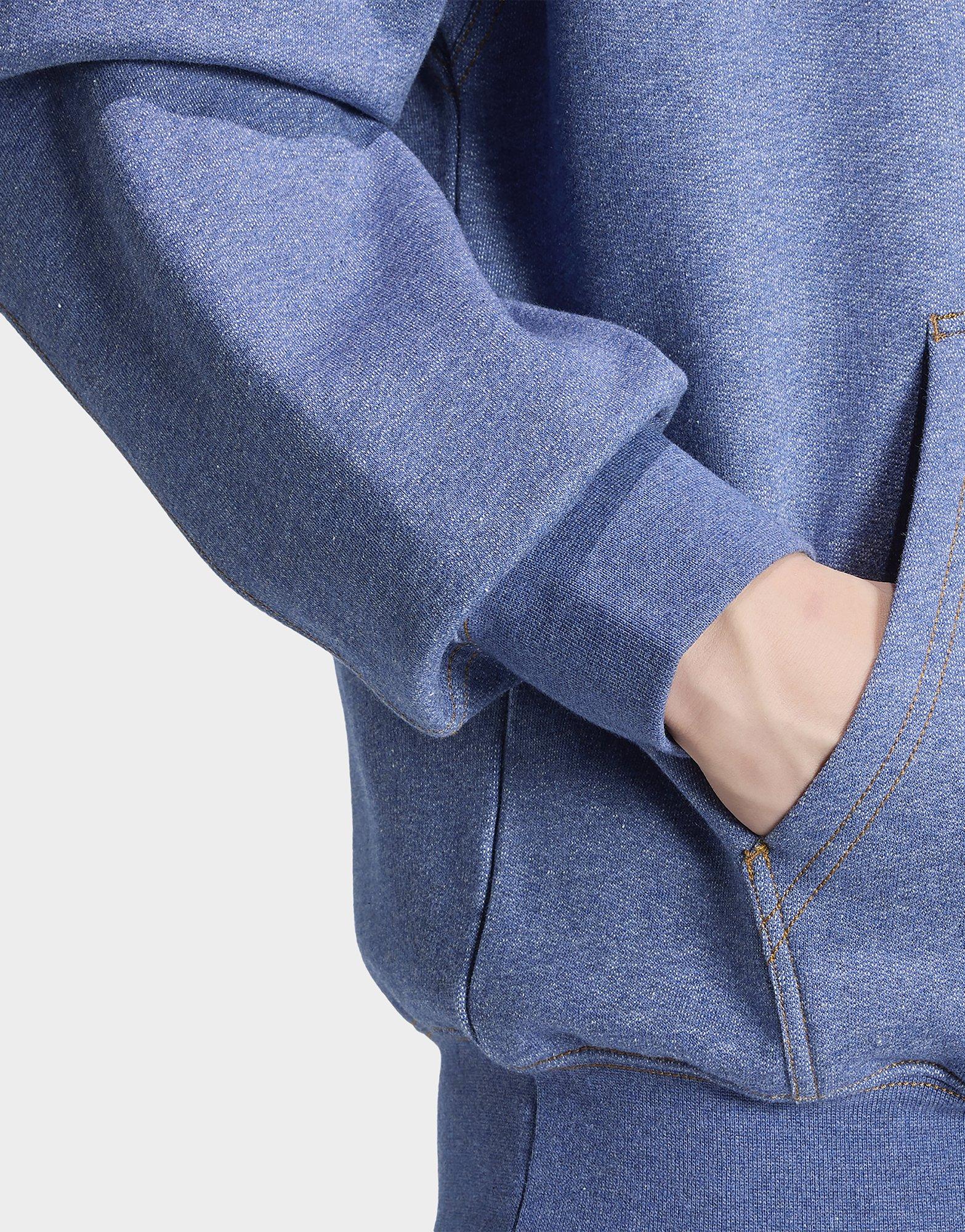 adidas Trefoil Essentials Hoodie, Meliert, Locker Geschnitten