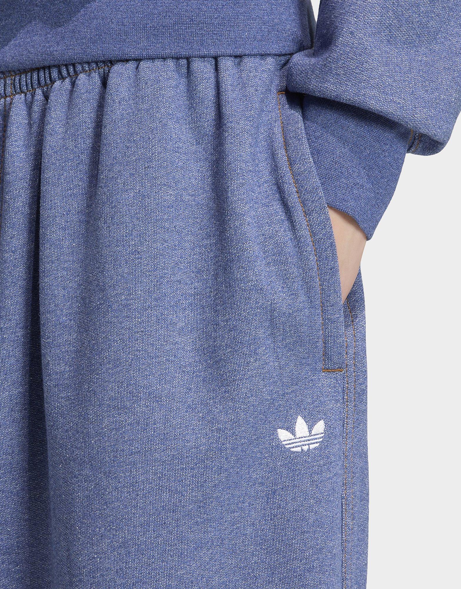 adidas Pantalón Holgado Bajo Abierto Trefoil Essentials Melange