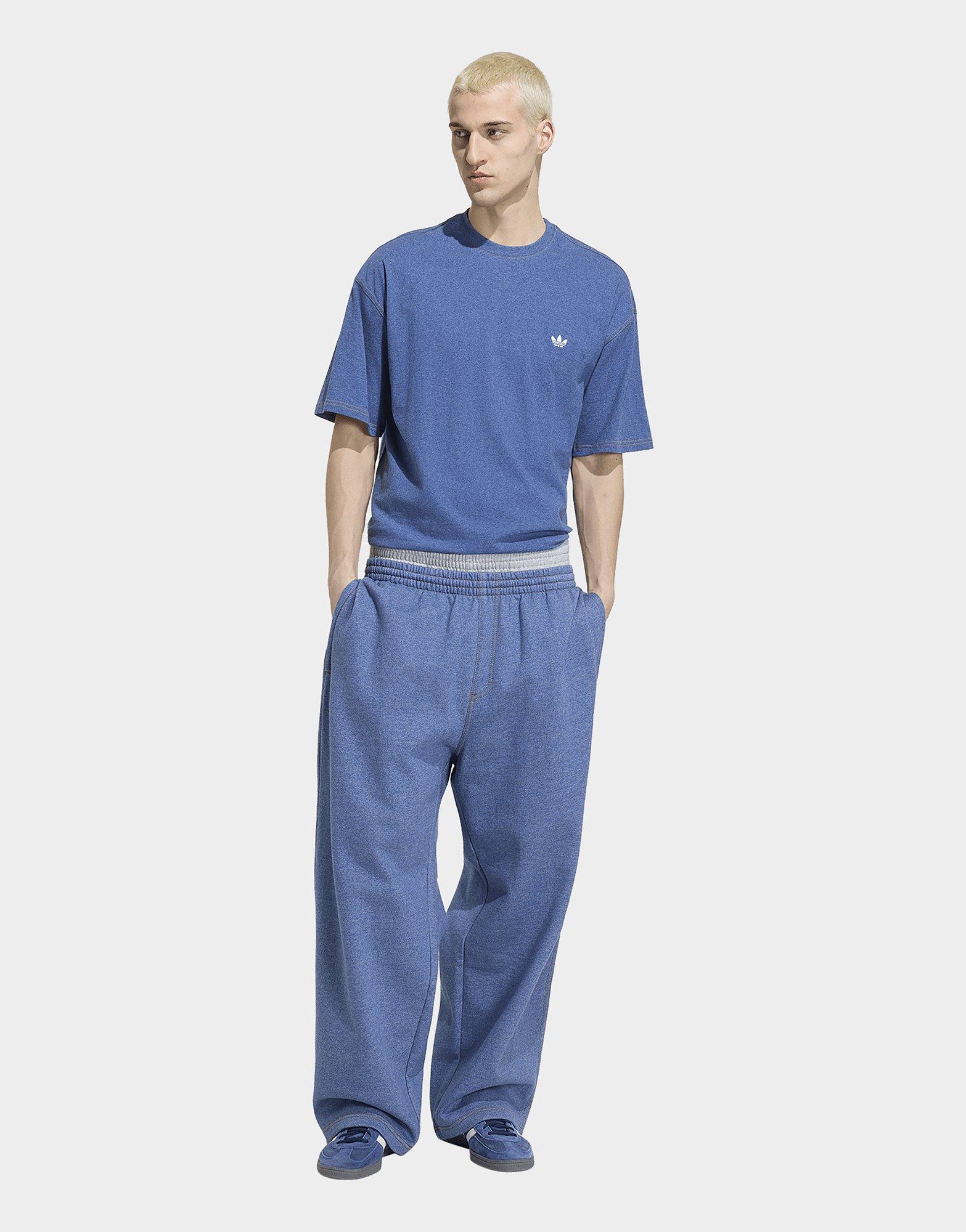 adidas Camiseta Jaspeada De Corte Holgado Por Encima De La Cintura Trébol Essentials