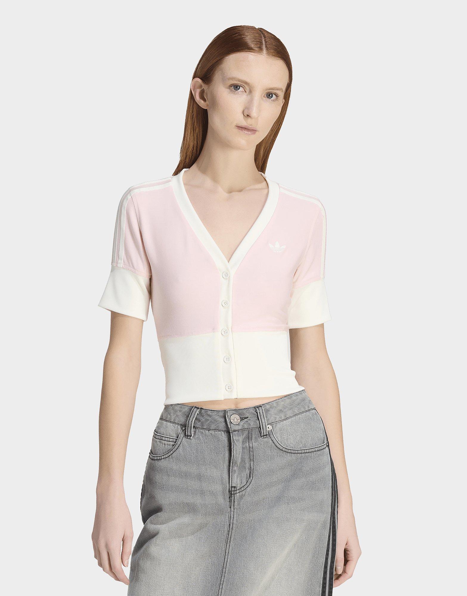adidas Originals V-neck Shirt With Buttons