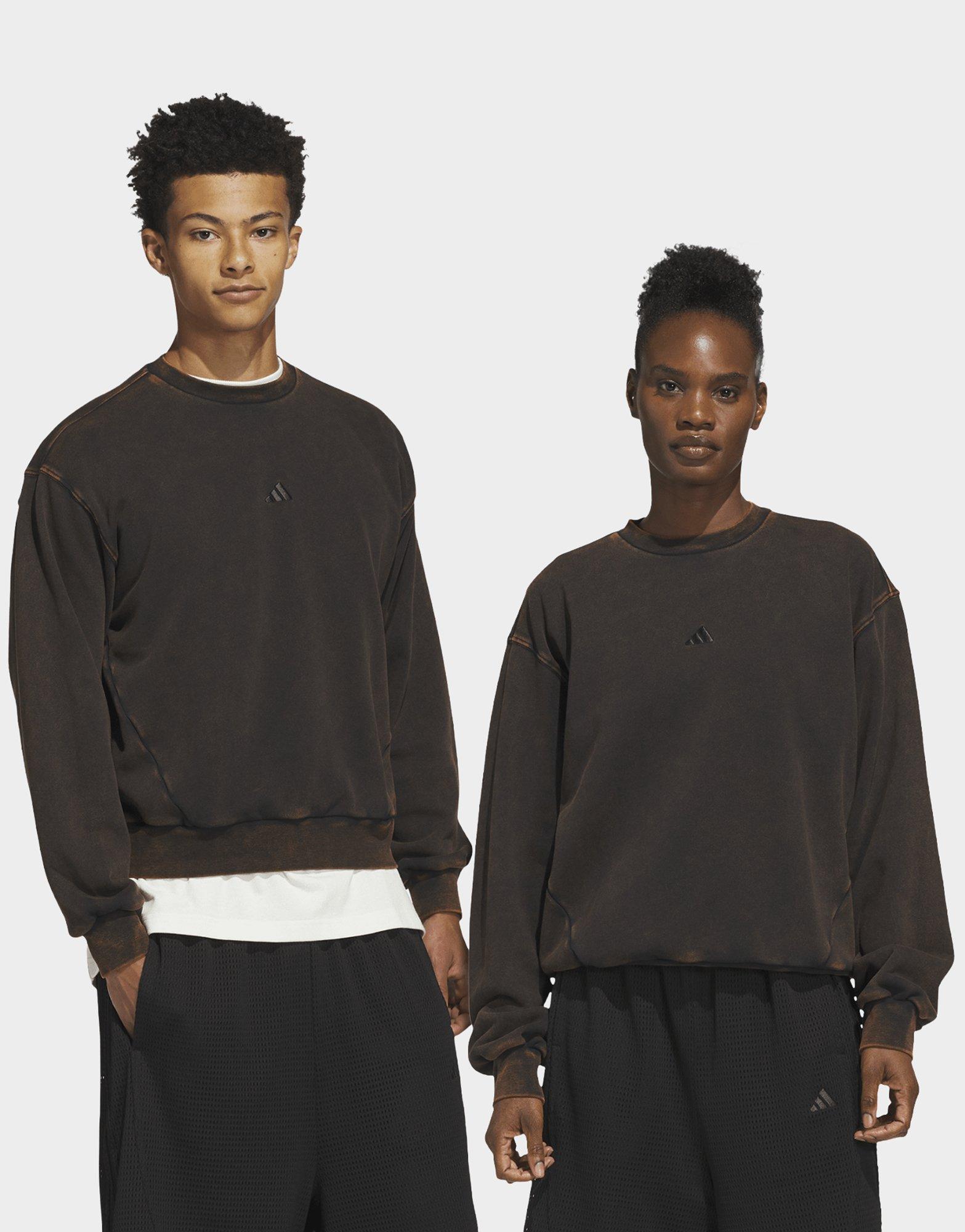 adidas Felpa Washed Fleece Crewneck