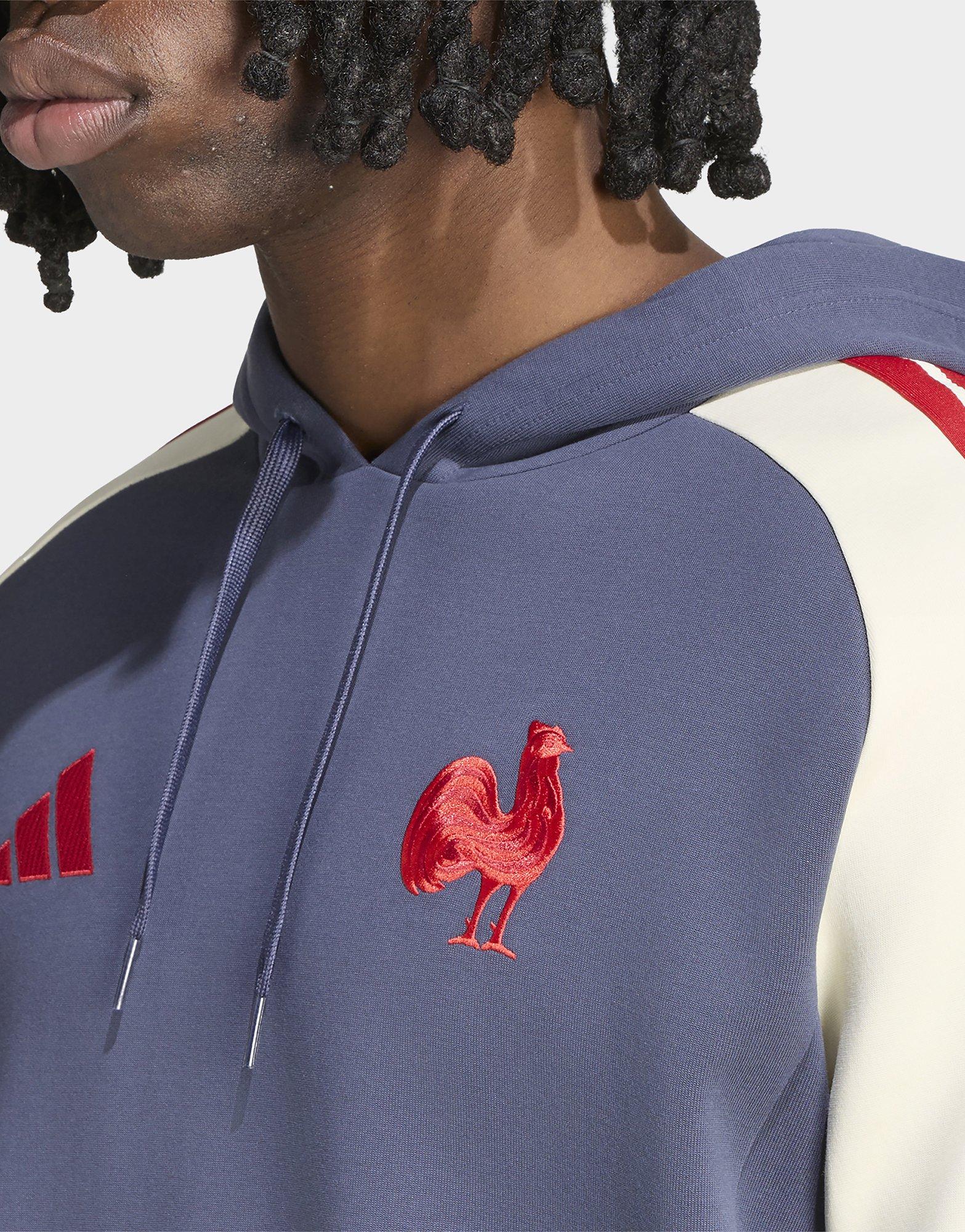 adidas Frankreich Rugby Kapuzenjacke