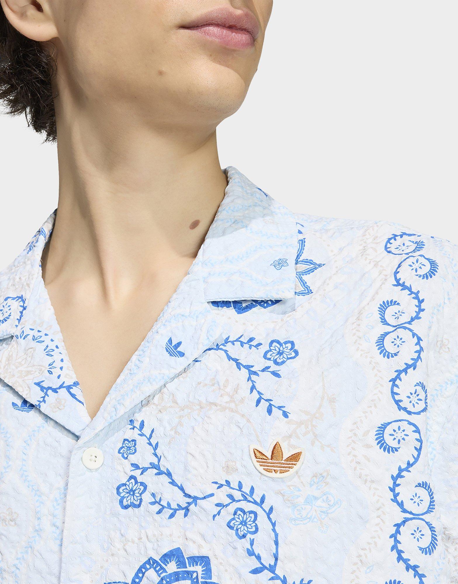 adidas PRINTED SEERSUCKER RESORT SHIRT