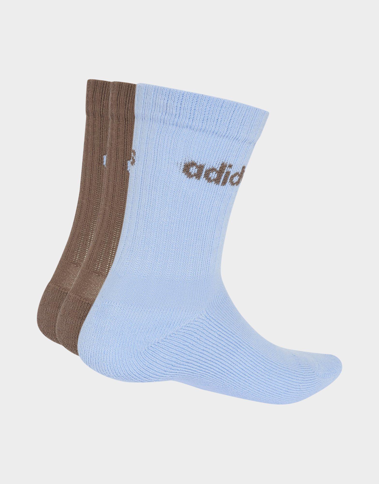 adidas Linear Crew Cushioned Socks 3 Pairs