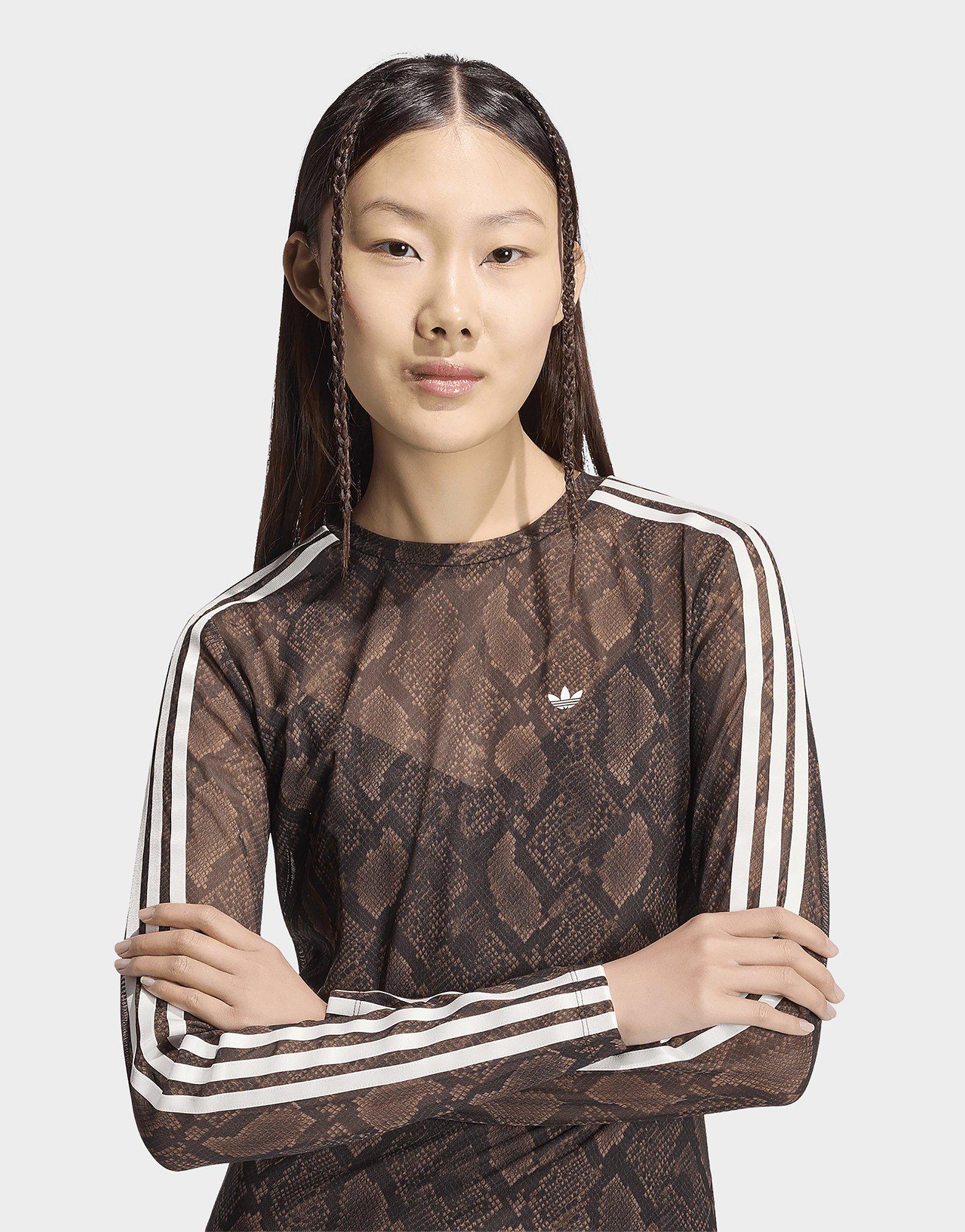 adidas Maxikleid, Schlangenprint