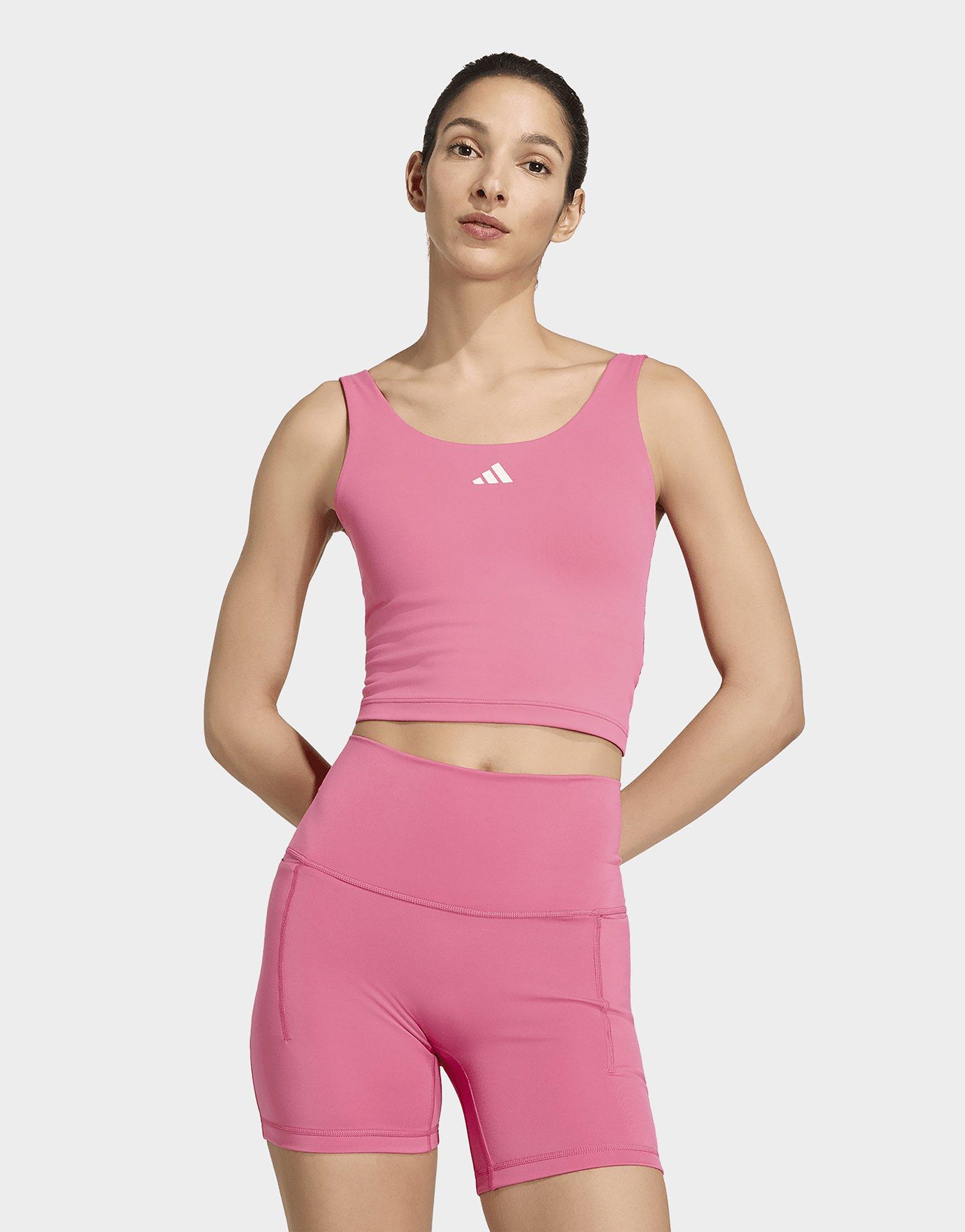 adidas Canotta 3 Stripes Studio All Me Light Support