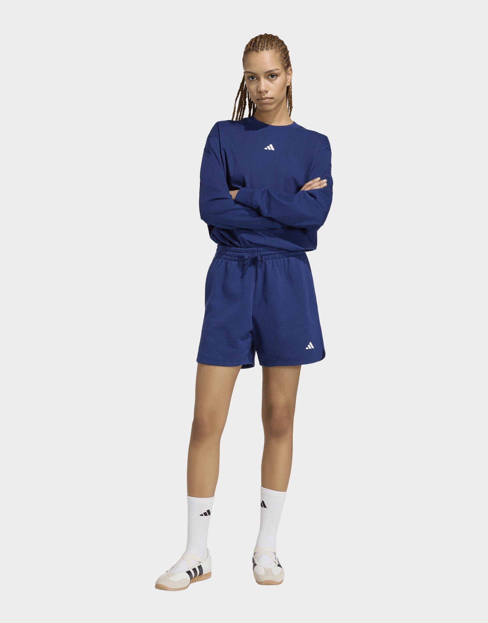 adidas 3-streifen Studio Fleece Shorts, Locker Geschnitten