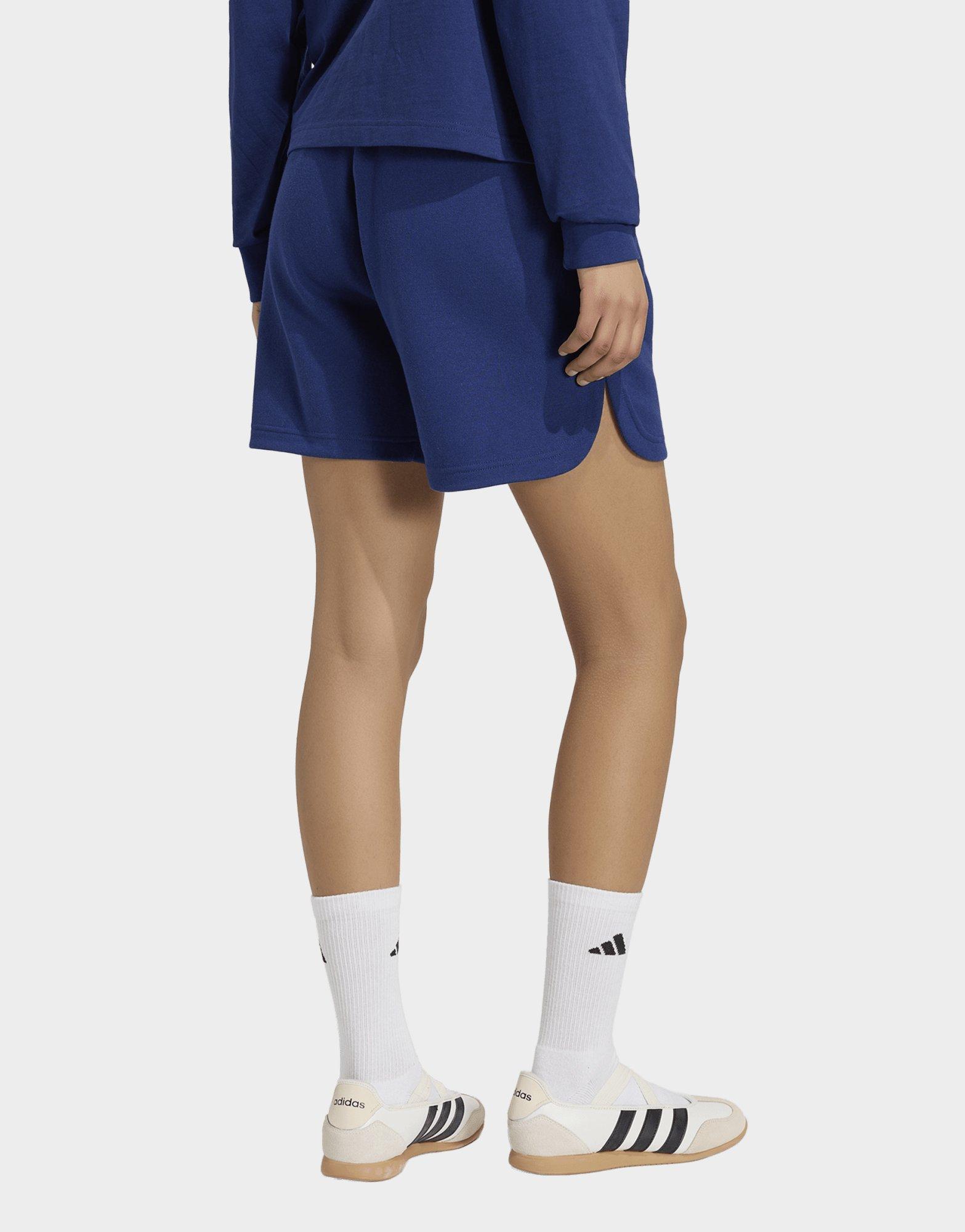 adidas 3-streifen Studio Fleece Shorts, Locker Geschnitten