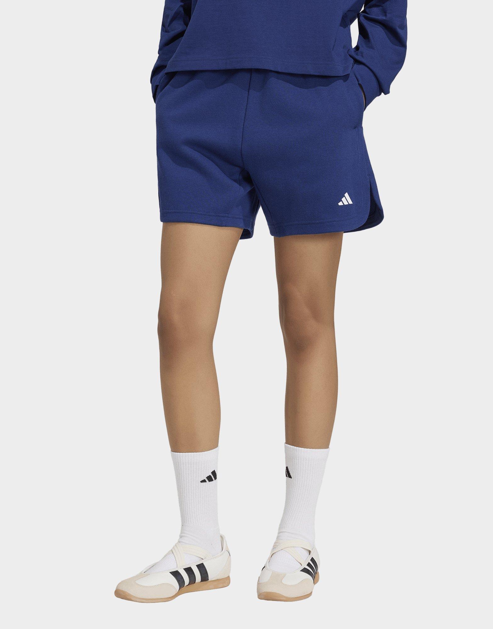 adidas Short 3 Stripes Studio Fleece Loose