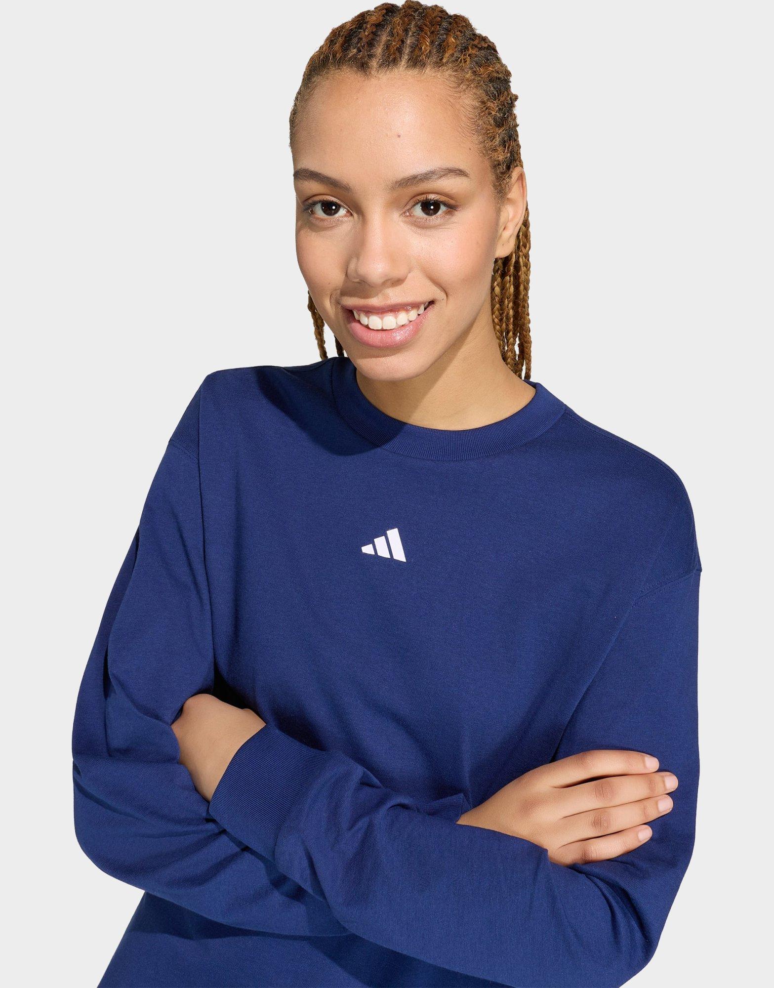 adidas 3 Stripes Studio Boyfriend Longsleeve Tee