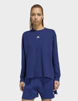 adidas T-shirt A Maniche Lunghe A 3 Strisce Studio Boyfriend