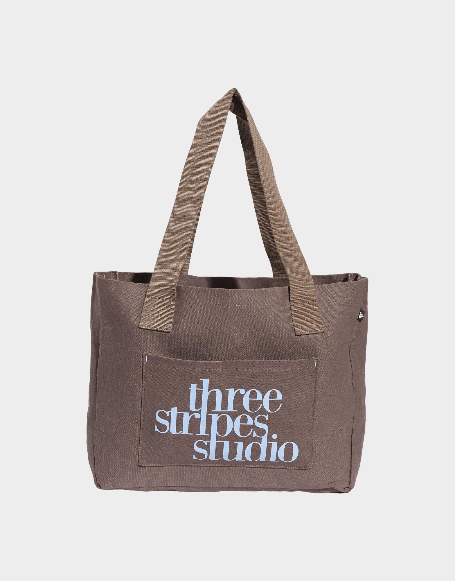 adidas adidas THREE STRIPES STUDIO CANVAS TOTE BAG