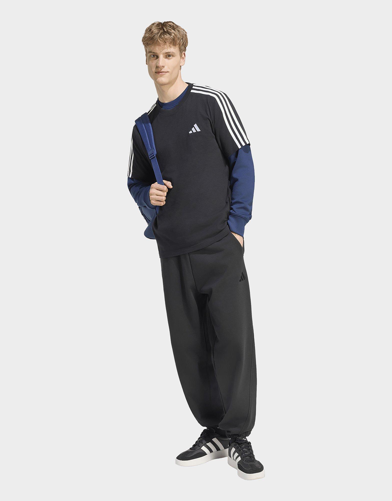 adidas Essentials 3-streifen Single Jersey Left Chest Branded Shirt