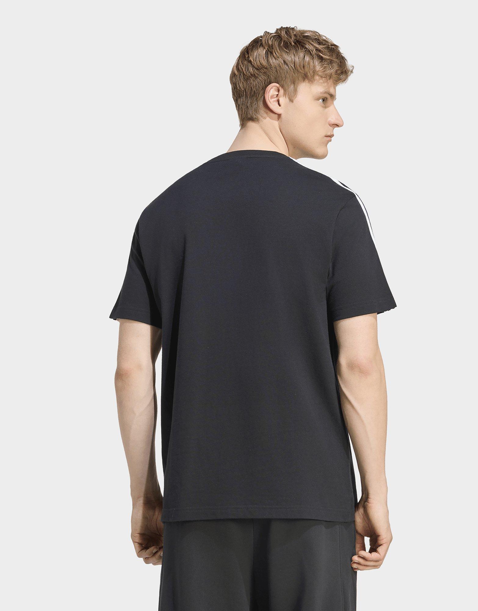 adidas Essentials 3-streifen Single Jersey Left Chest Branded Shirt