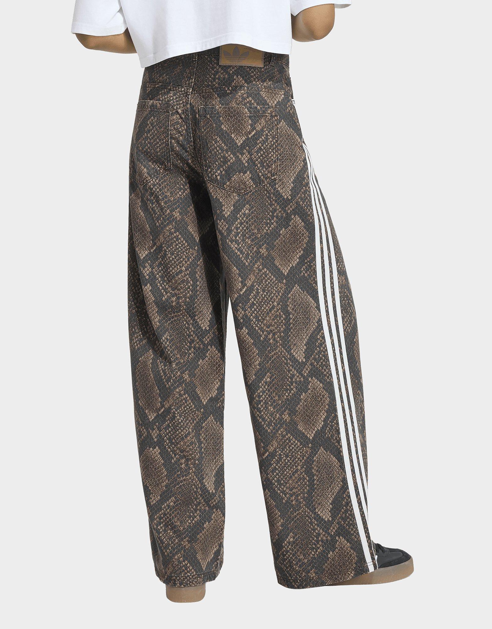 adidas Denim-hose, Locker Geschnitten, Schlangenprint