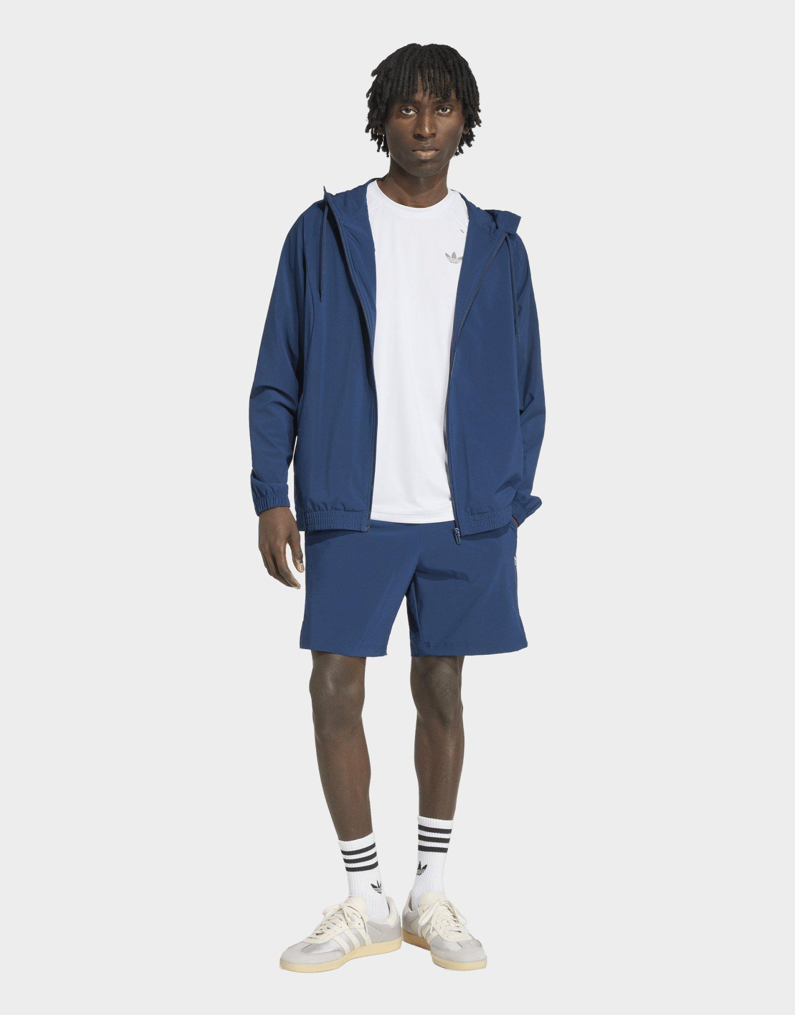 adidas Tech Trefoil Essentials Originals Jacke, Kapuze, Durchgehender Reissverschluss