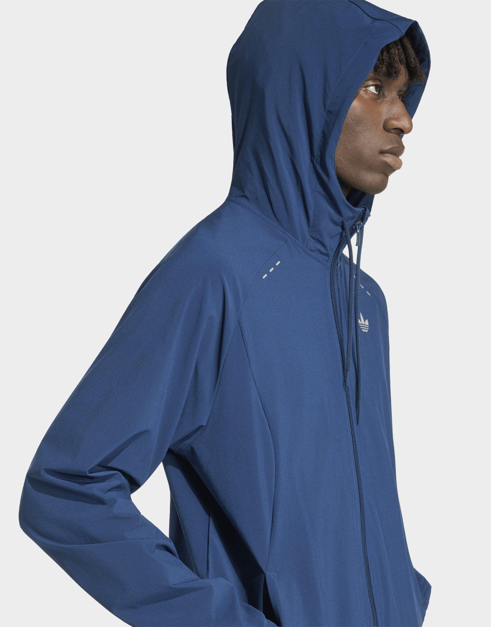 adidas Tech Trefoil Essentials Originals Jacke, Kapuze, Durchgehender Reissverschluss