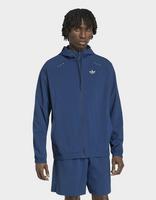 adidas TECH TREFOIL ESSENTIALS HOODED FULL ZIP TRACK TOP