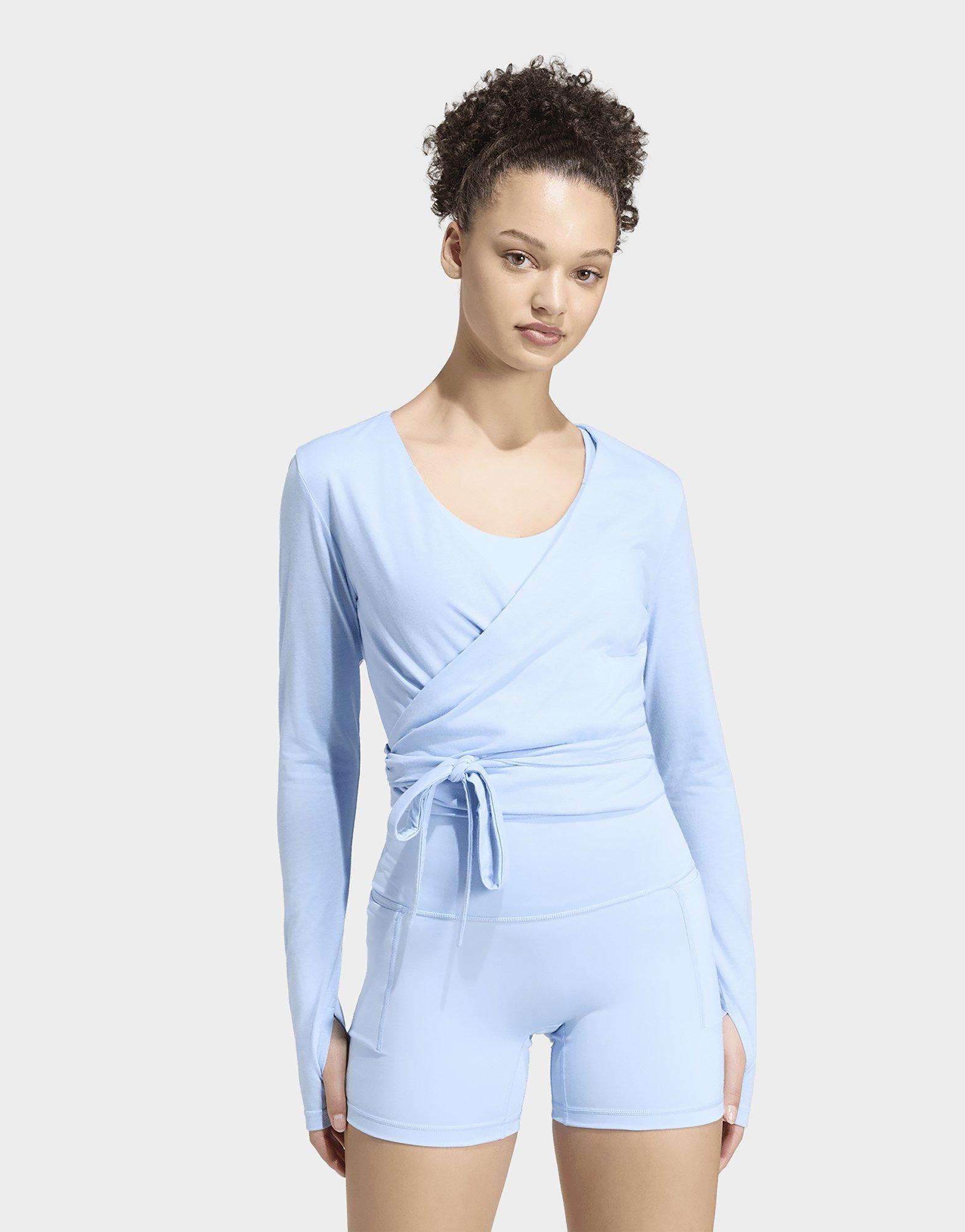 adidas Top 3-stripes Studio Soft Ballet Wrap