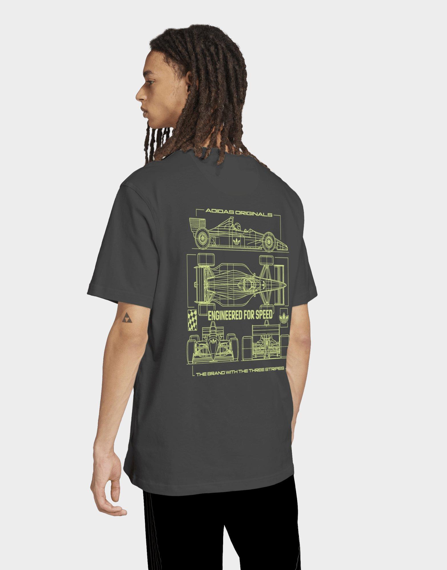 adidas ADI RACING CAR GRAPHIC TEE