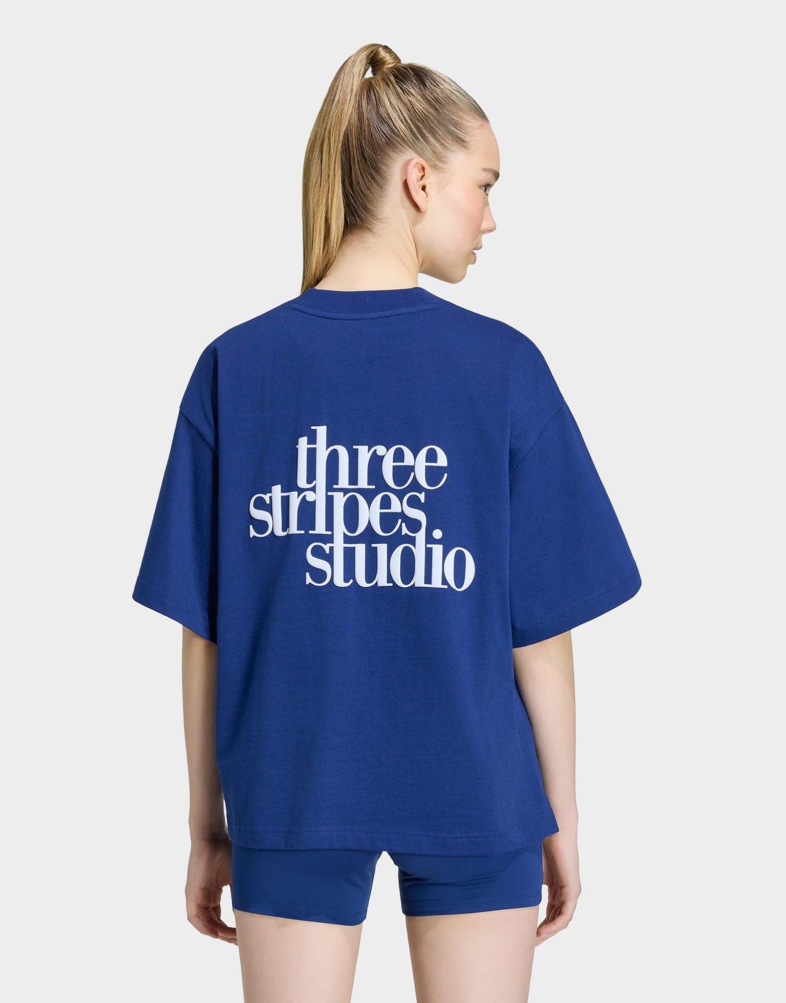 adidas T-shirt 3 Stripes Studio Boyfriend