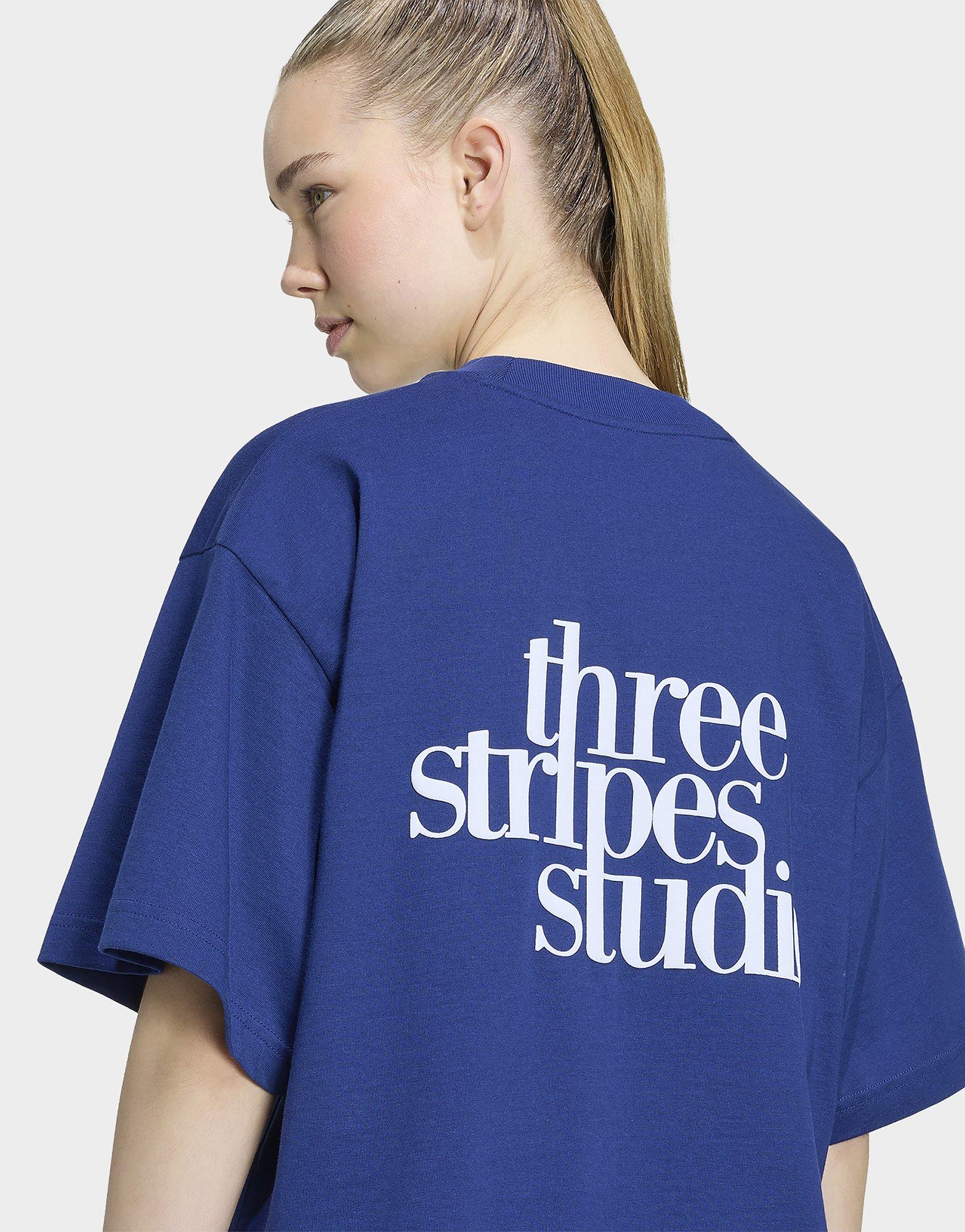 adidas T-shirt 3 Stripes Studio Boyfriend