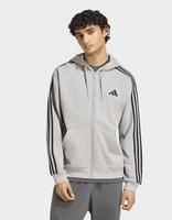 adidas Essentials 3-Stripes French Terry Full-Zip Hoodie
