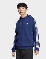 adidas Essentials 3-Stripes French Terry Full-Zip Hoodie