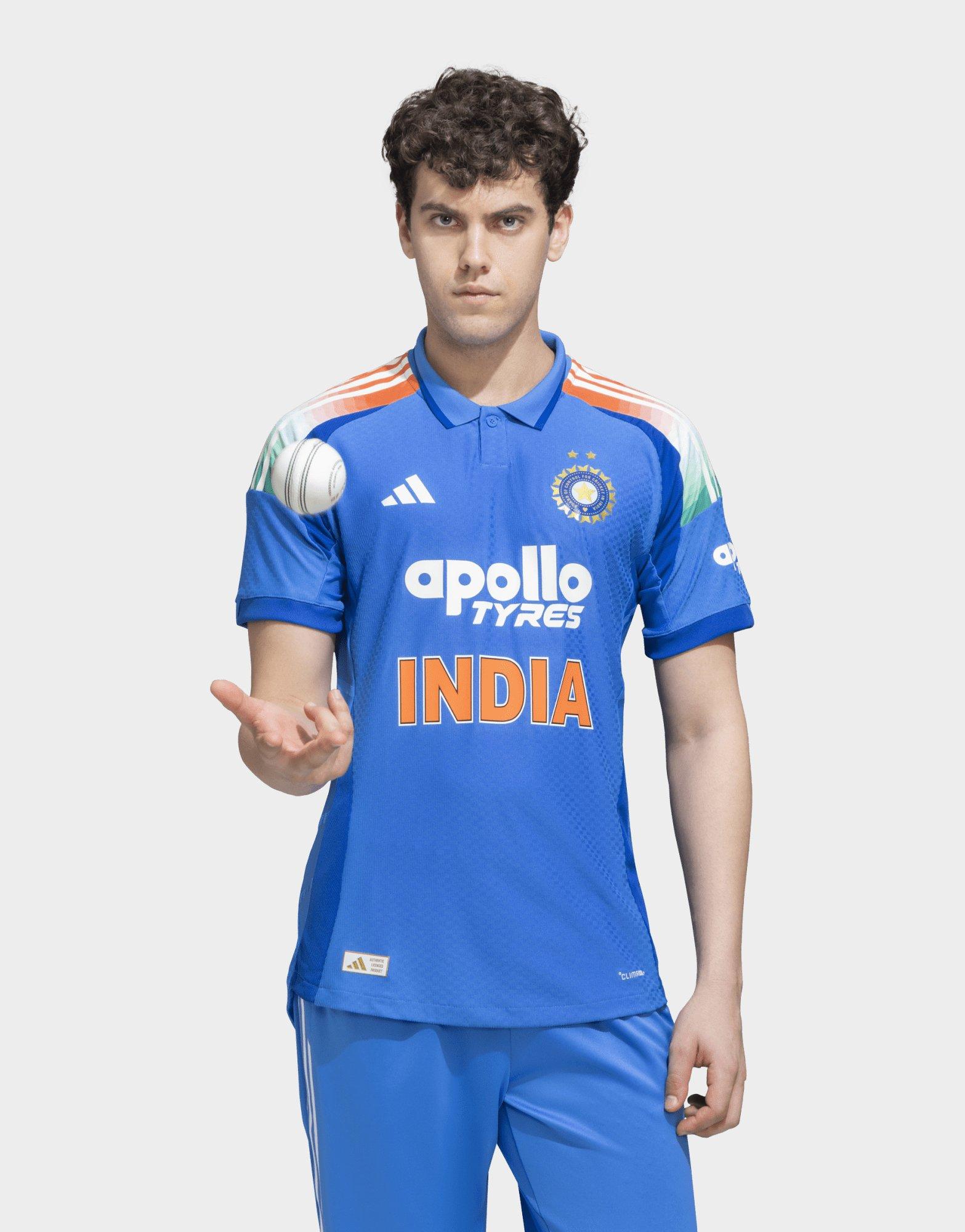 adidas India Cricket Odi Jersey M