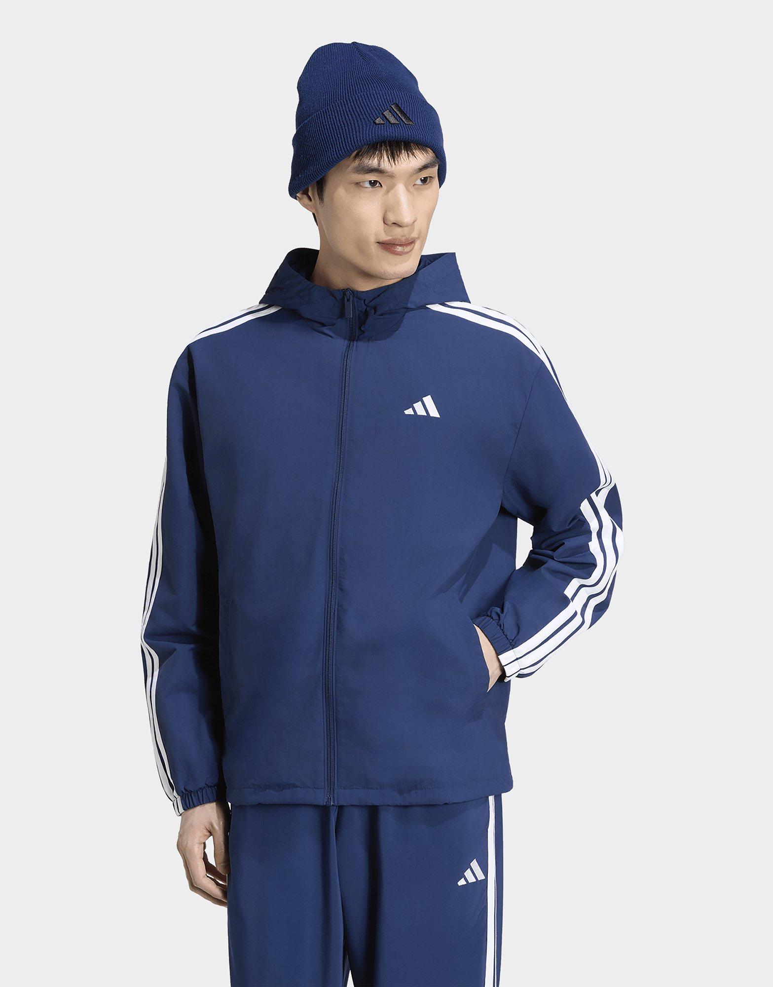adidas Essentials 3-Stripes Woven Windbreaker