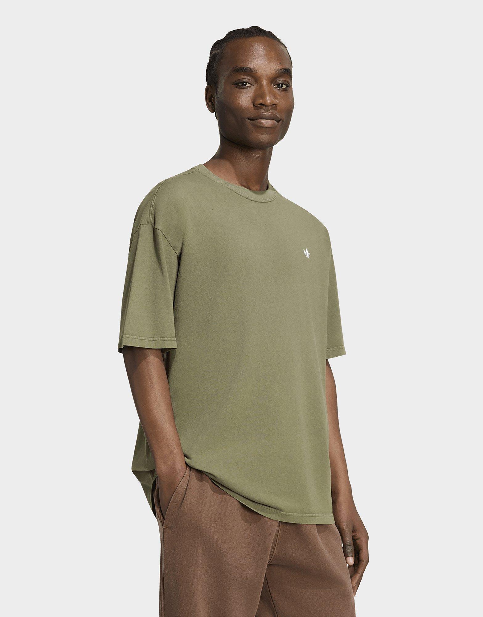 adidas Trefoil Essentials Washed Loose Dropped Shoulder Tee