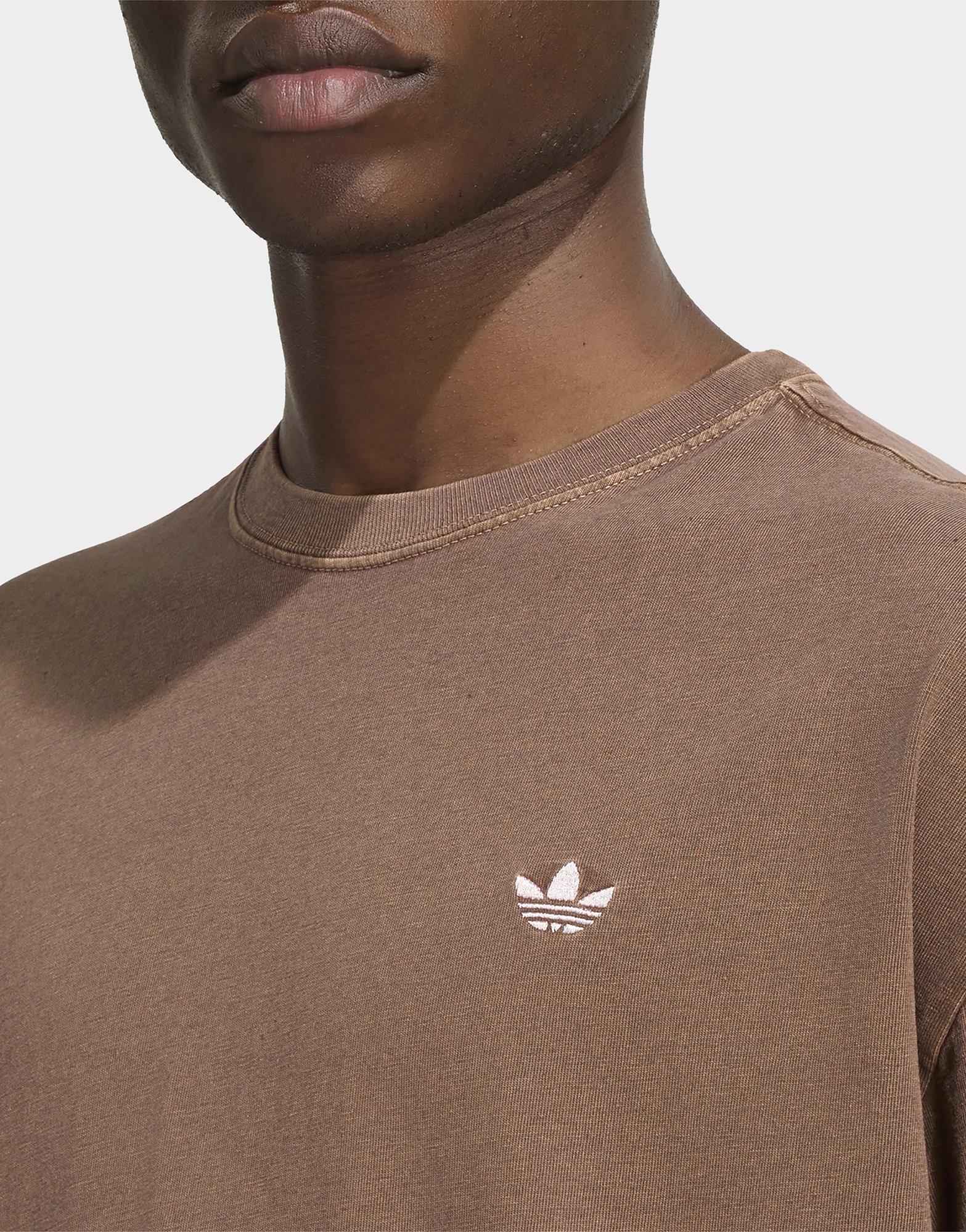 adidas T-shirt Ample Emmanchures Tombantes Délavé Trèfle Essentials