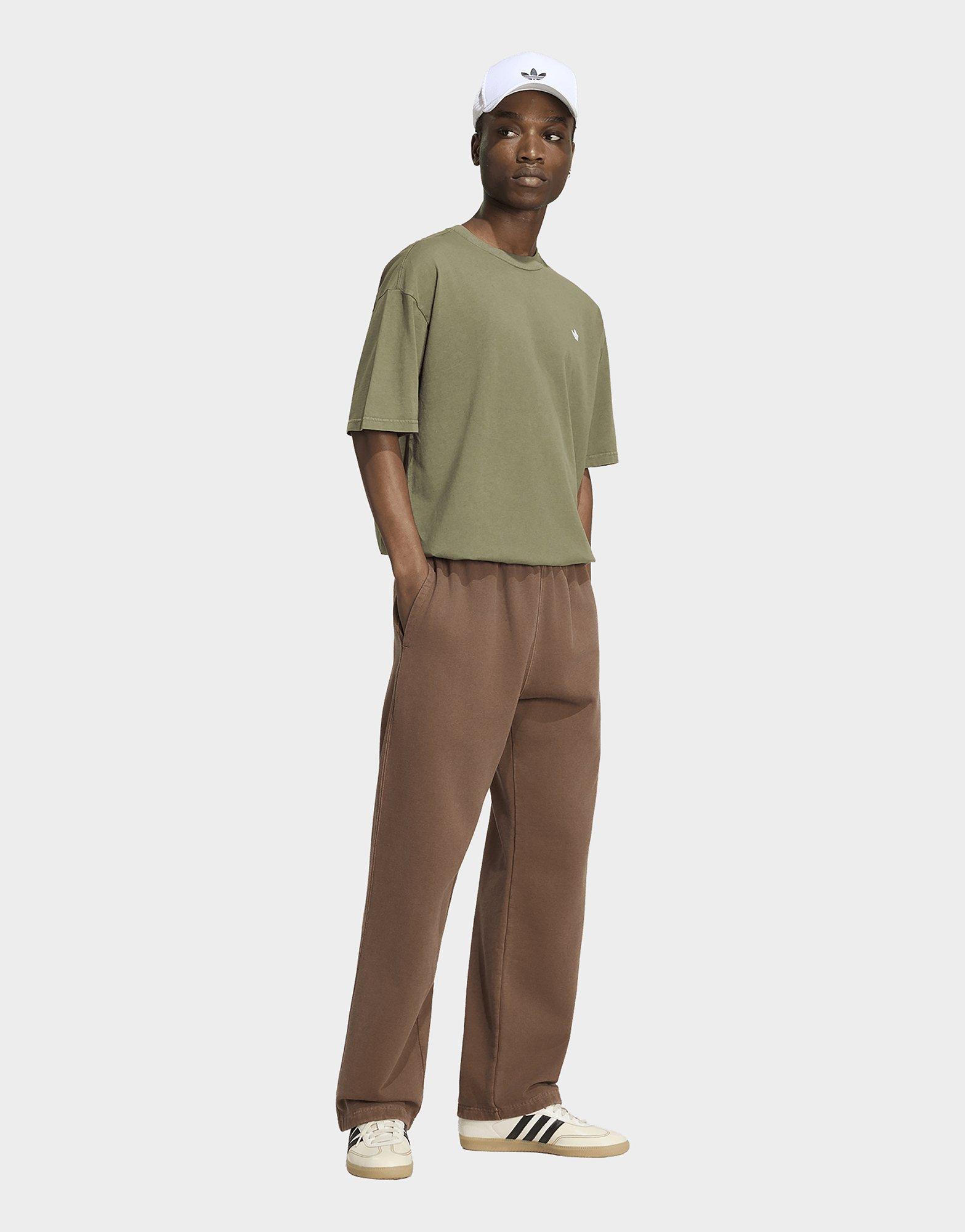 adidas Trefoil Essentials Washed Open Hem Pants