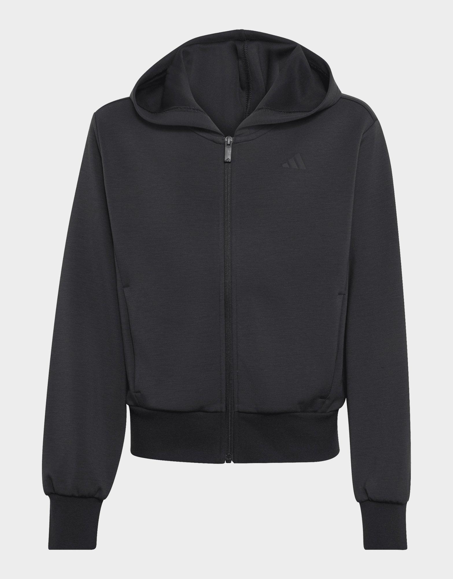 adidas Girls Full Zip Hoodie Track Top