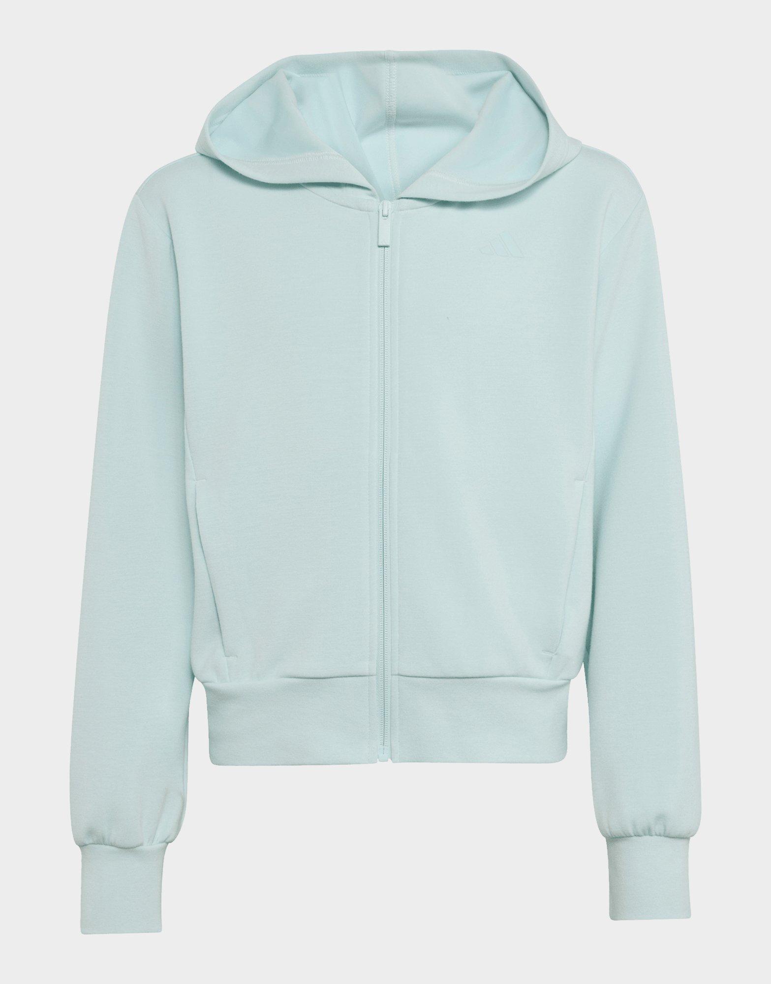 adidas Girls Full Zip Hoodie Track Top