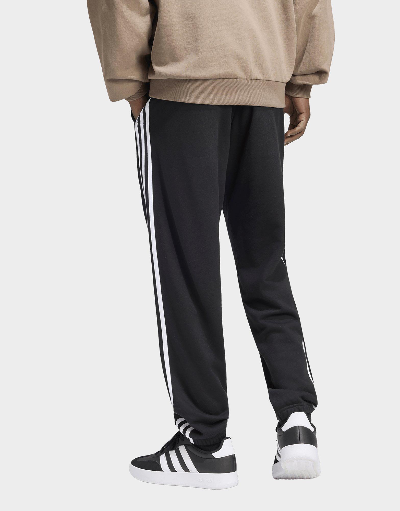adidas Essentials 3-streifen Hose, French Terry, Schmal Zulaufend, Bündchen