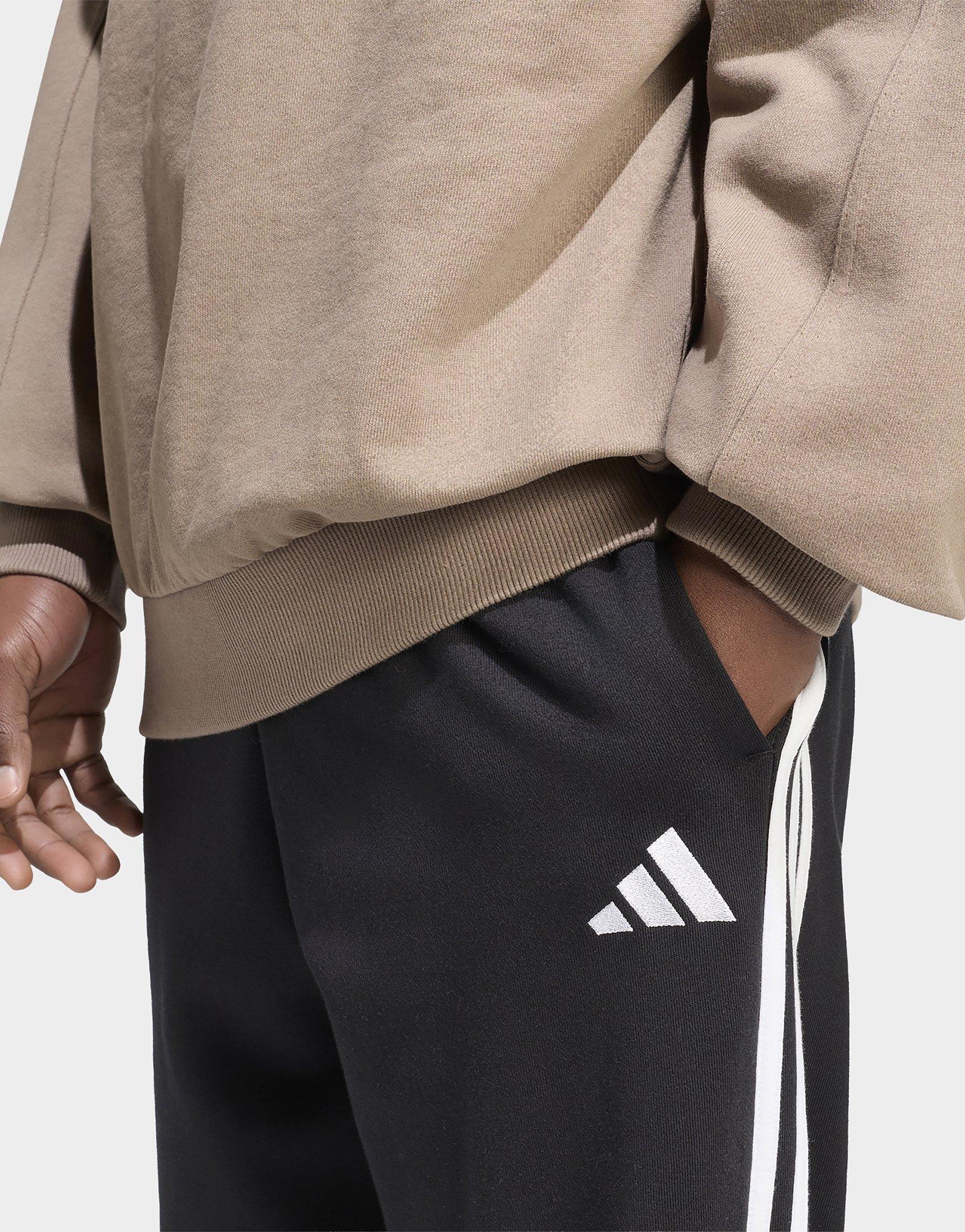 adidas Essentials 3-streifen Hose, French Terry, Schmal Zulaufend, Bündchen